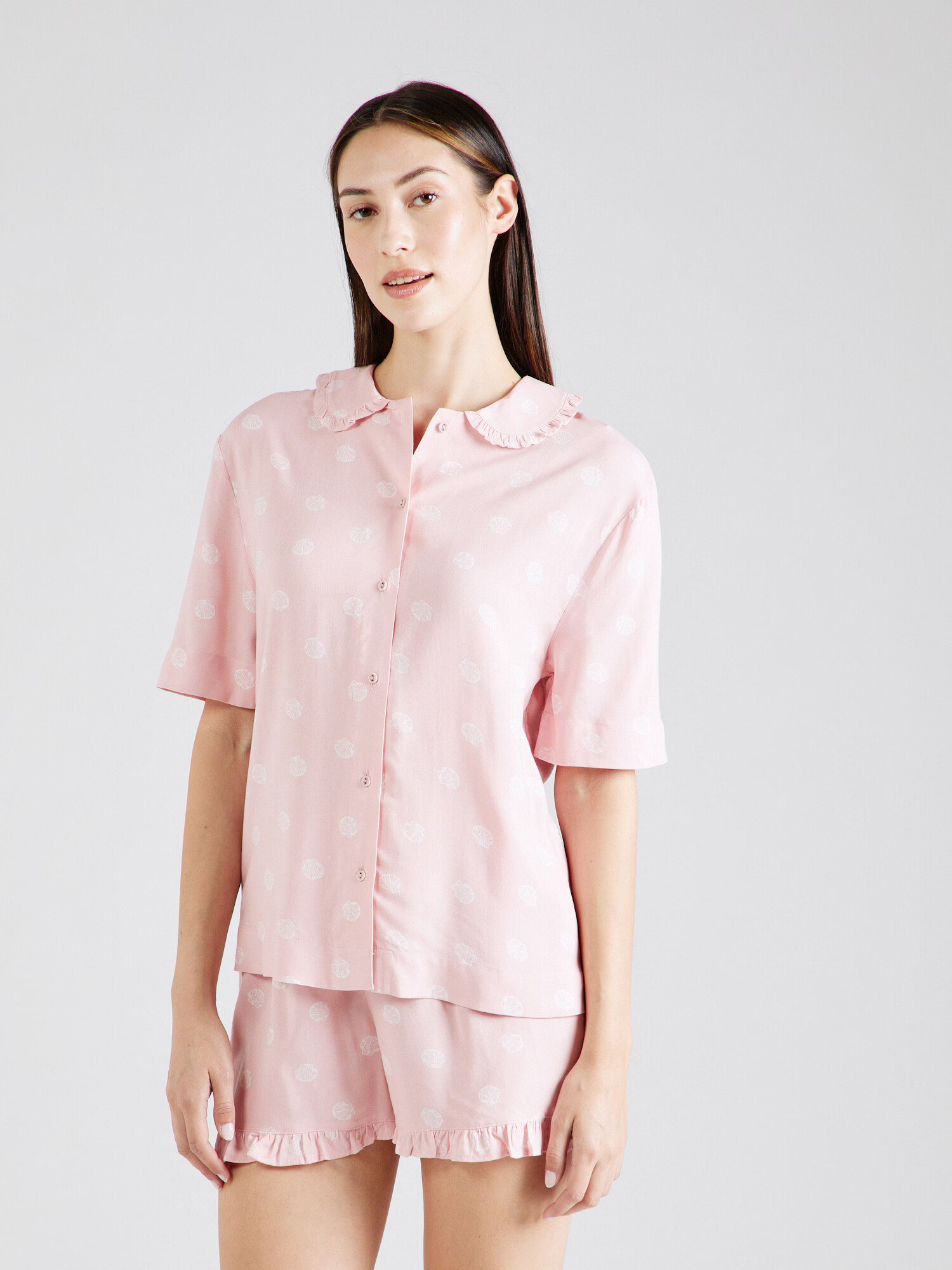 Marks & Spencer Pijama rosé / alb - Pled.ro