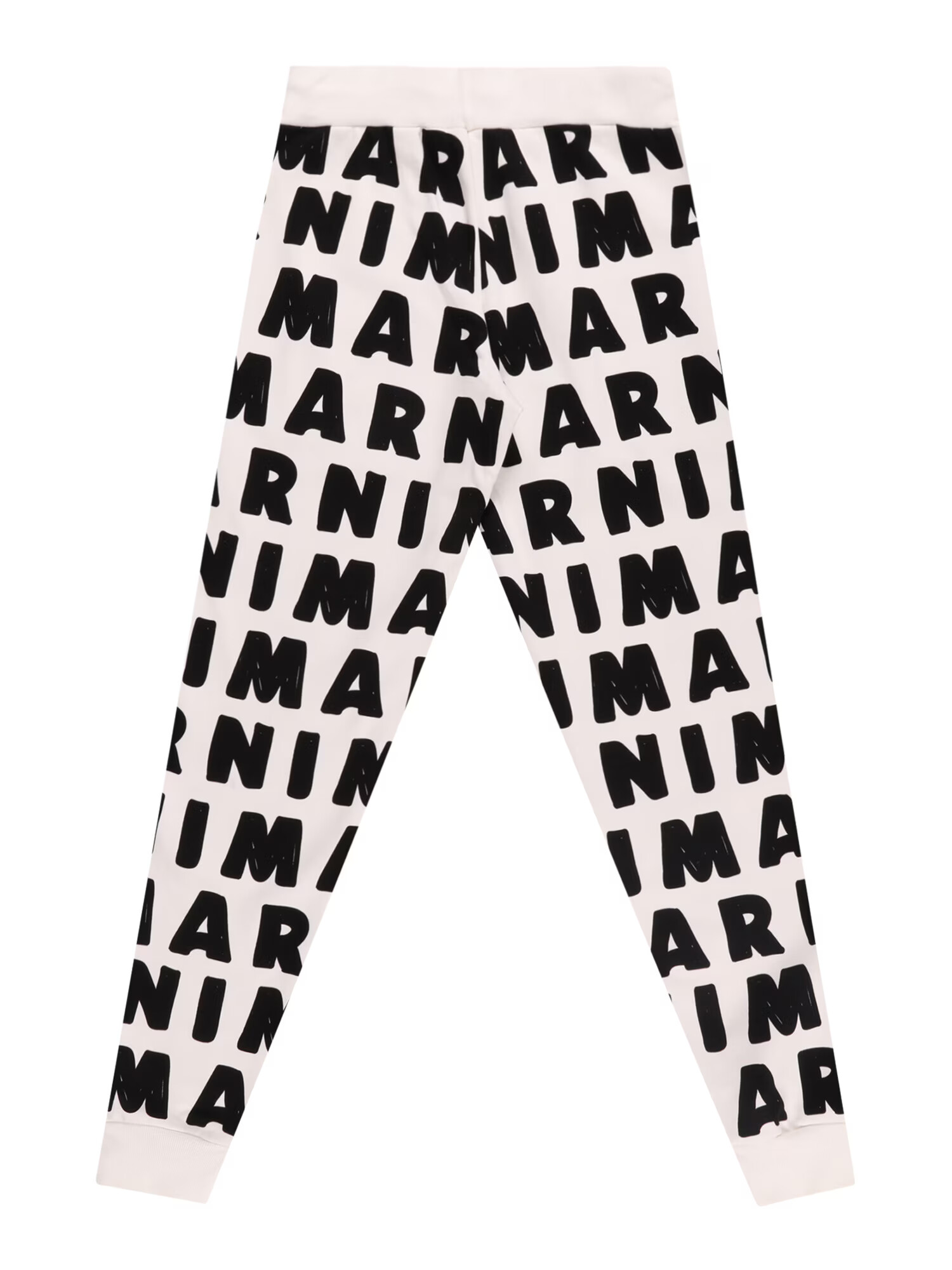 Marni Pantaloni negru / alb lână - Pled.ro