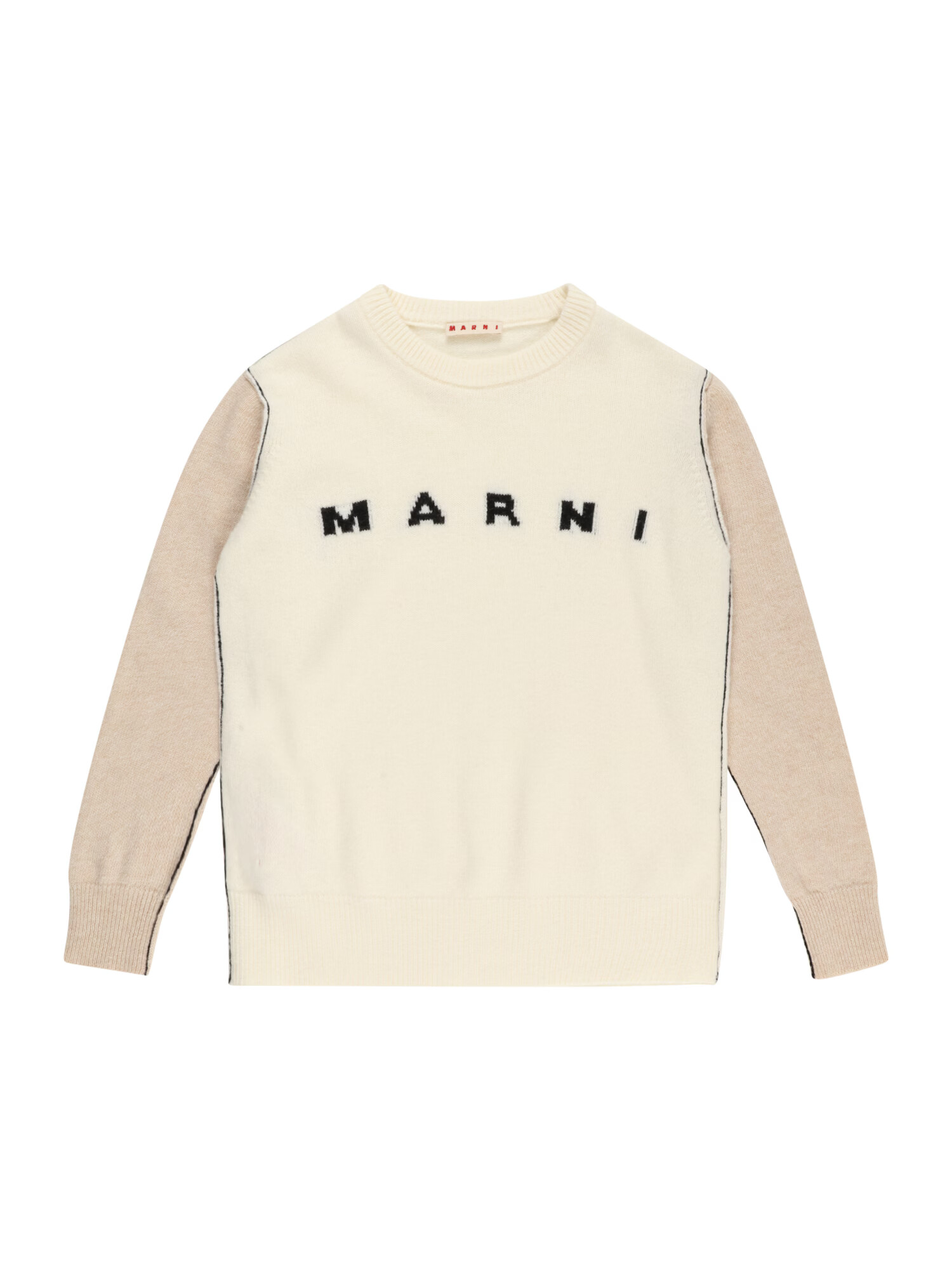 Marni Pulover crem / bej amestecat / negru - Pled.ro