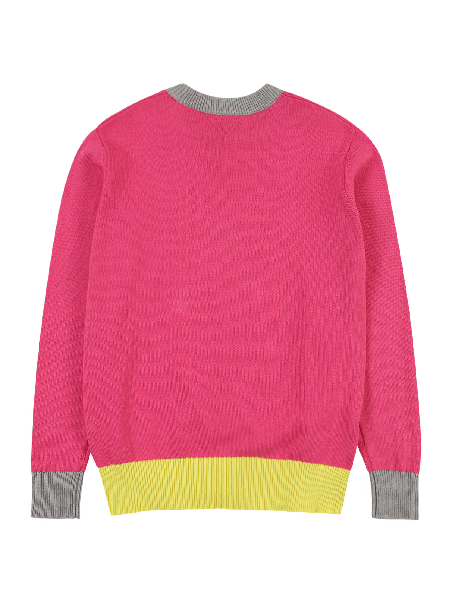 Marni Pulover galben citron / gri amestecat / fucsia - Pled.ro