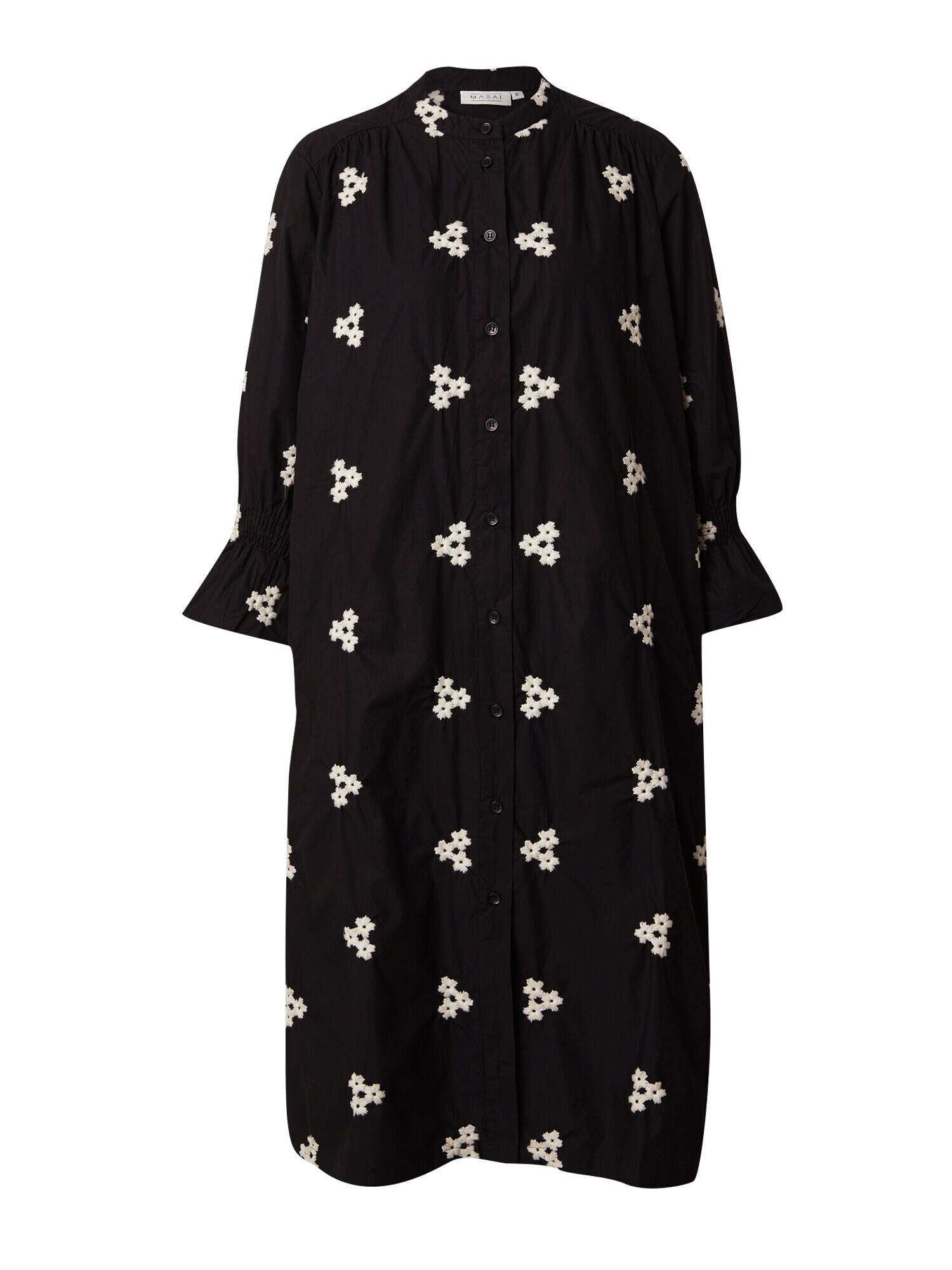 Masai Rochie 'Nukalo' negru / alb - Pled.ro