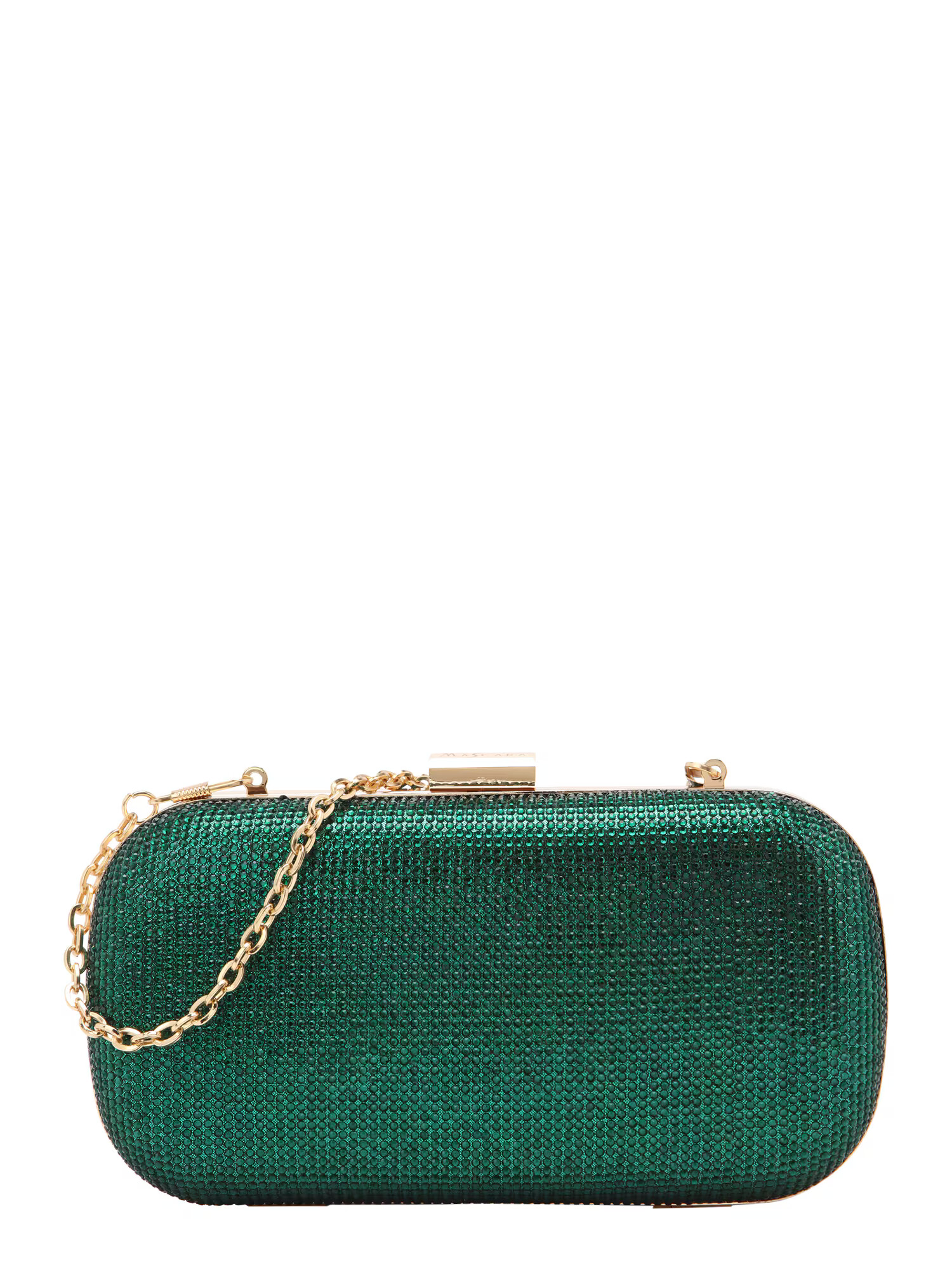 mascara Clutch auriu / verde închis - Pled.ro