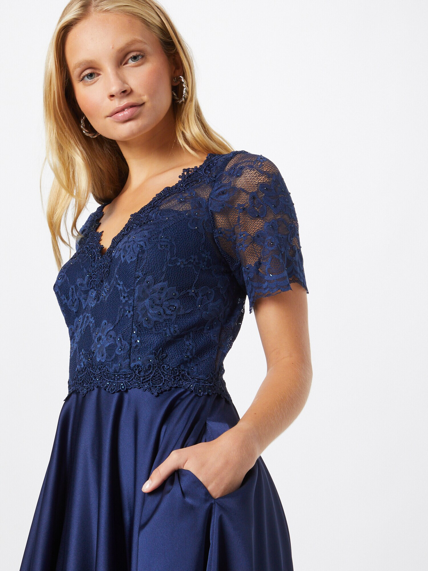 mascara Rochie de cocktail bleumarin - Pled.ro