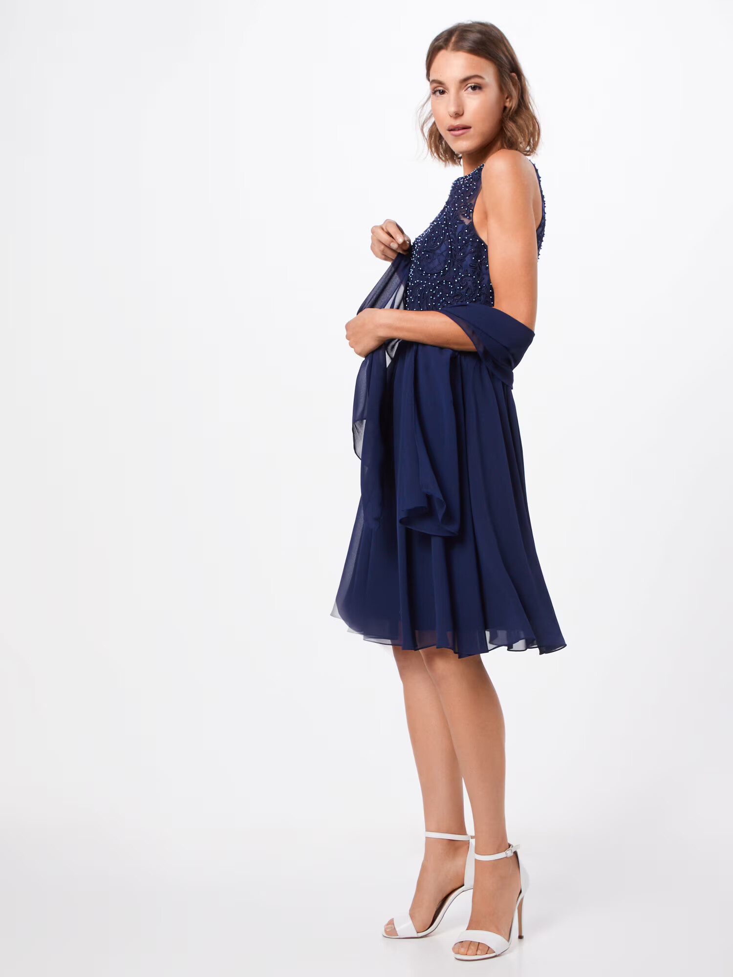 mascara Rochie de cocktail bleumarin - Pled.ro