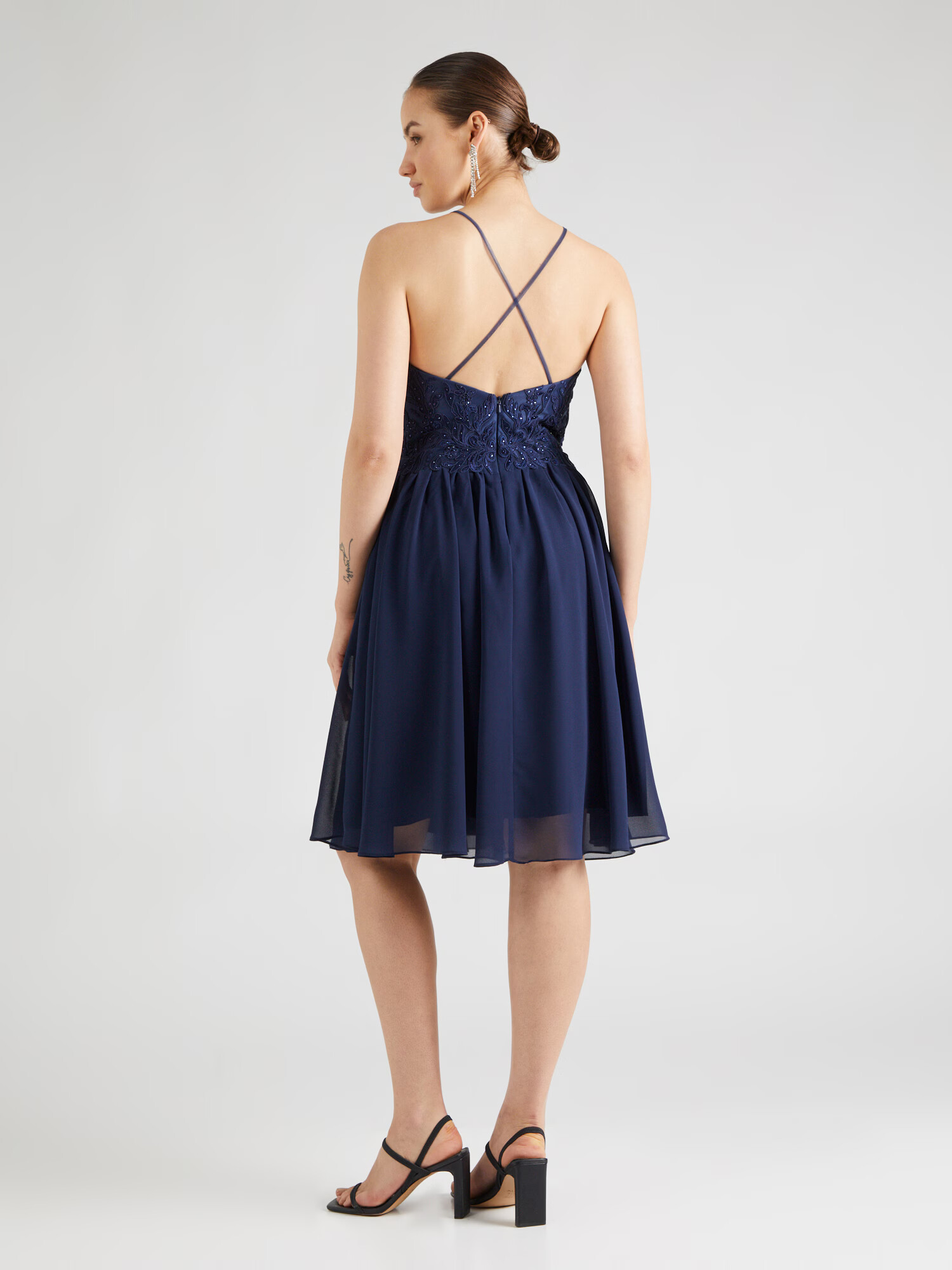 mascara Rochie de cocktail bleumarin - Pled.ro