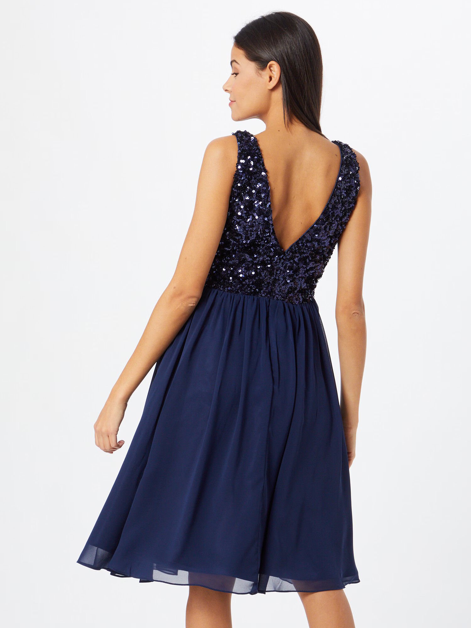 mascara Rochie de cocktail 'SEQUIN' bleumarin - Pled.ro