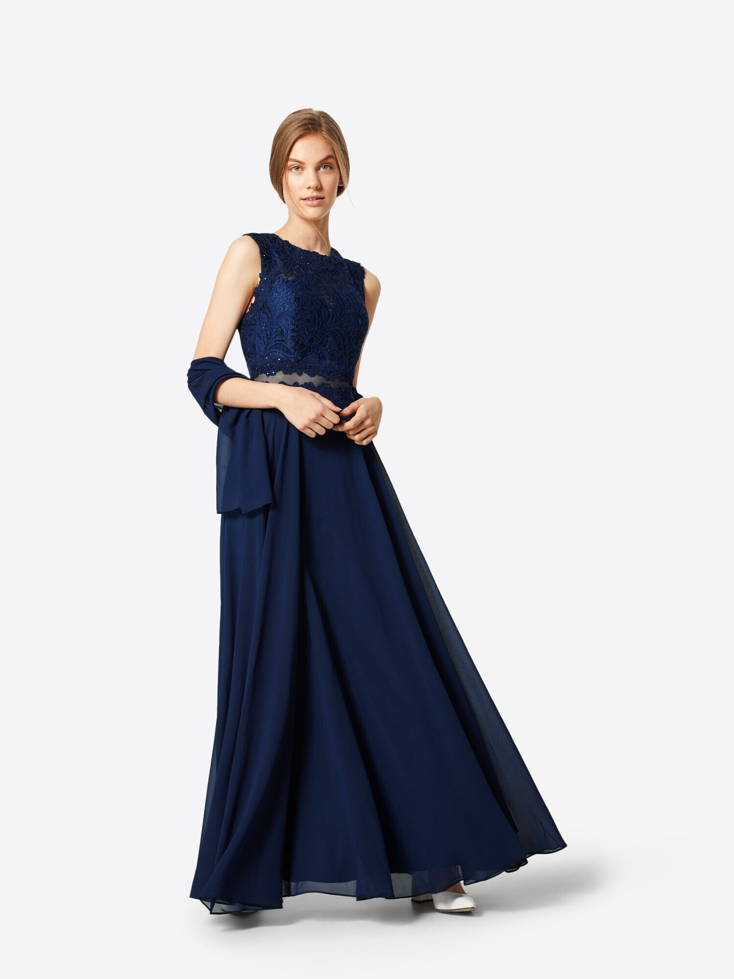 mascara Rochie de seară bleumarin - Pled.ro