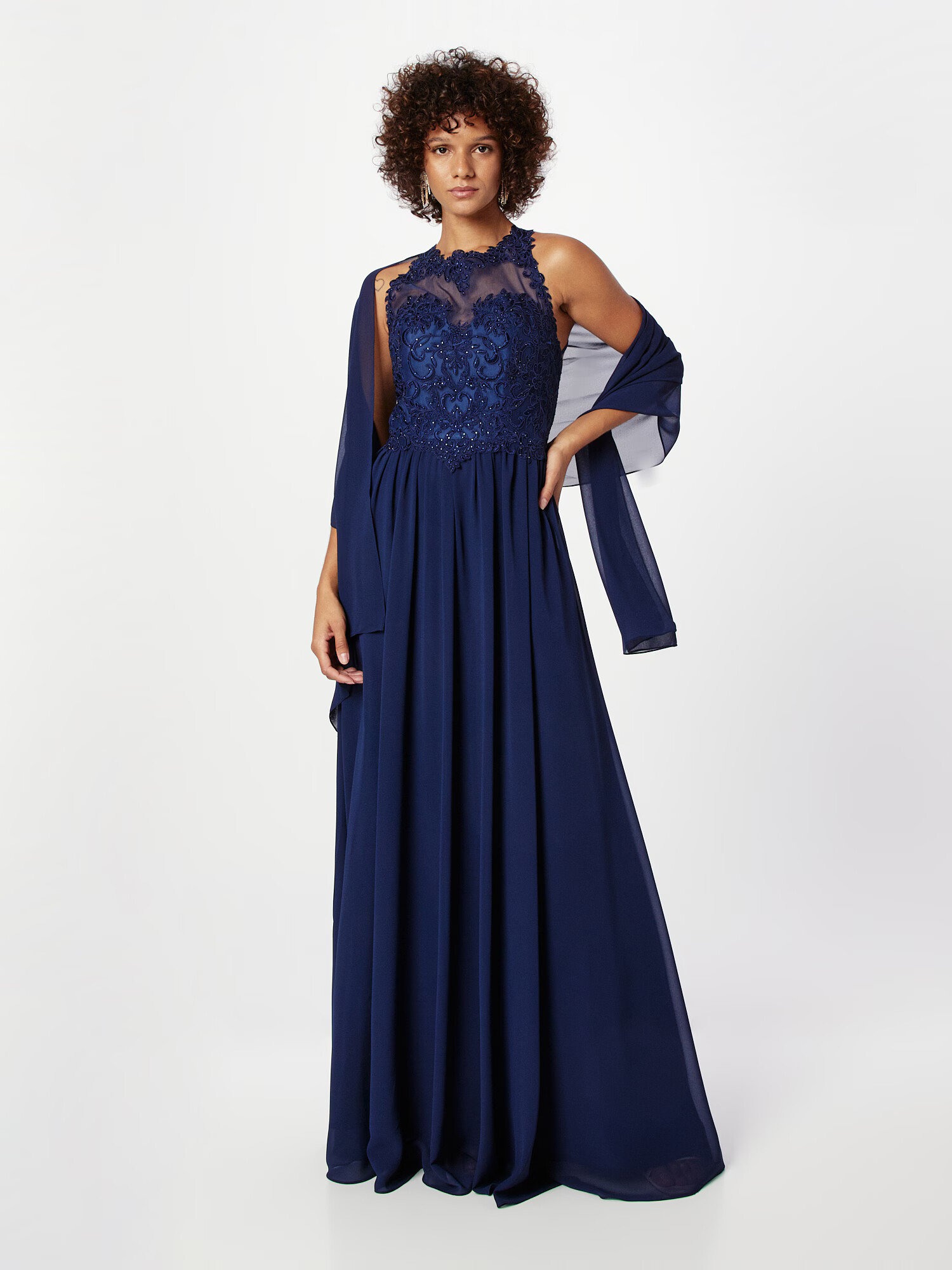 mascara Rochie de seară bleumarin - Pled.ro