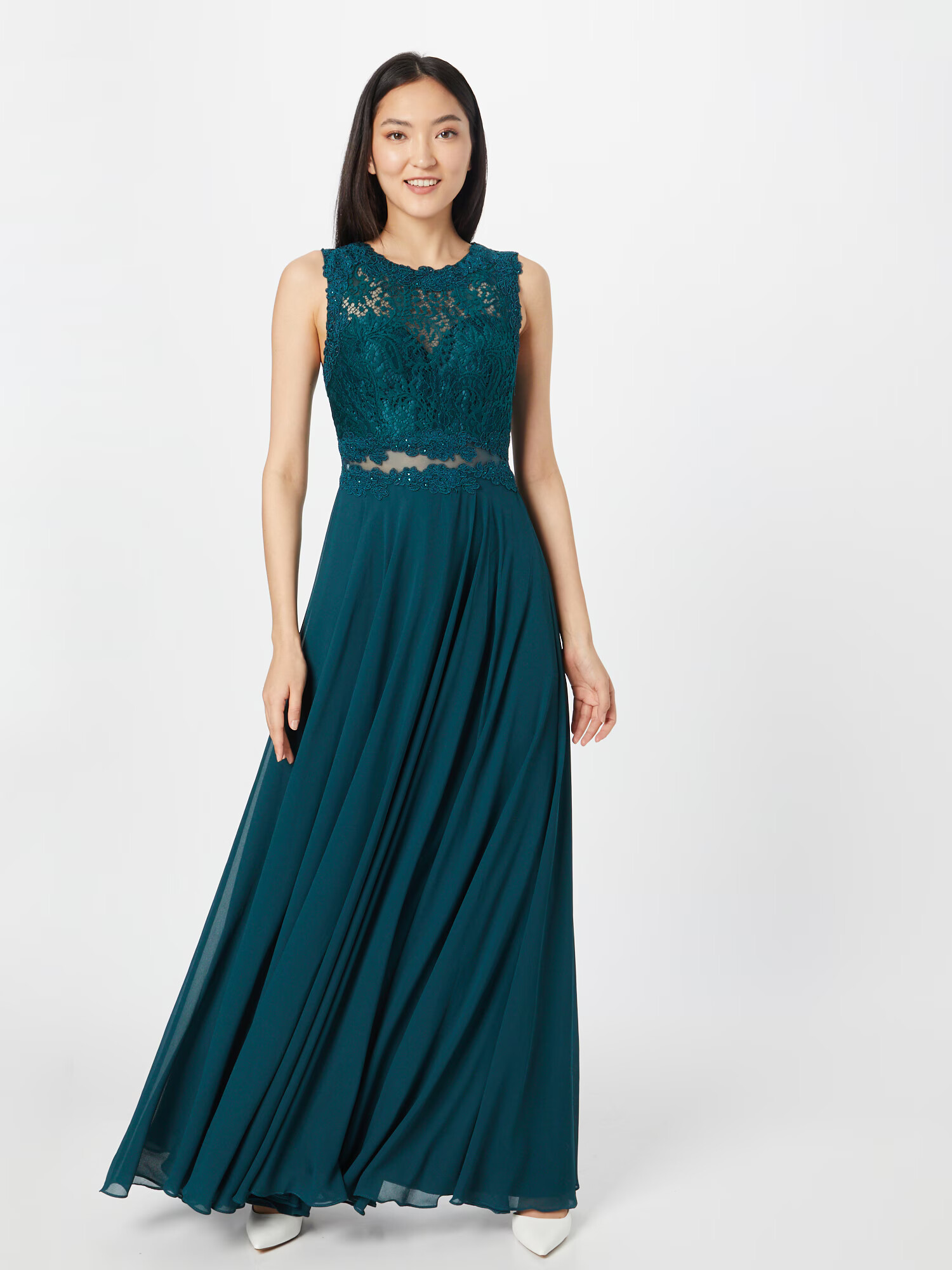 mascara Rochie de seară verde închis - Pled.ro