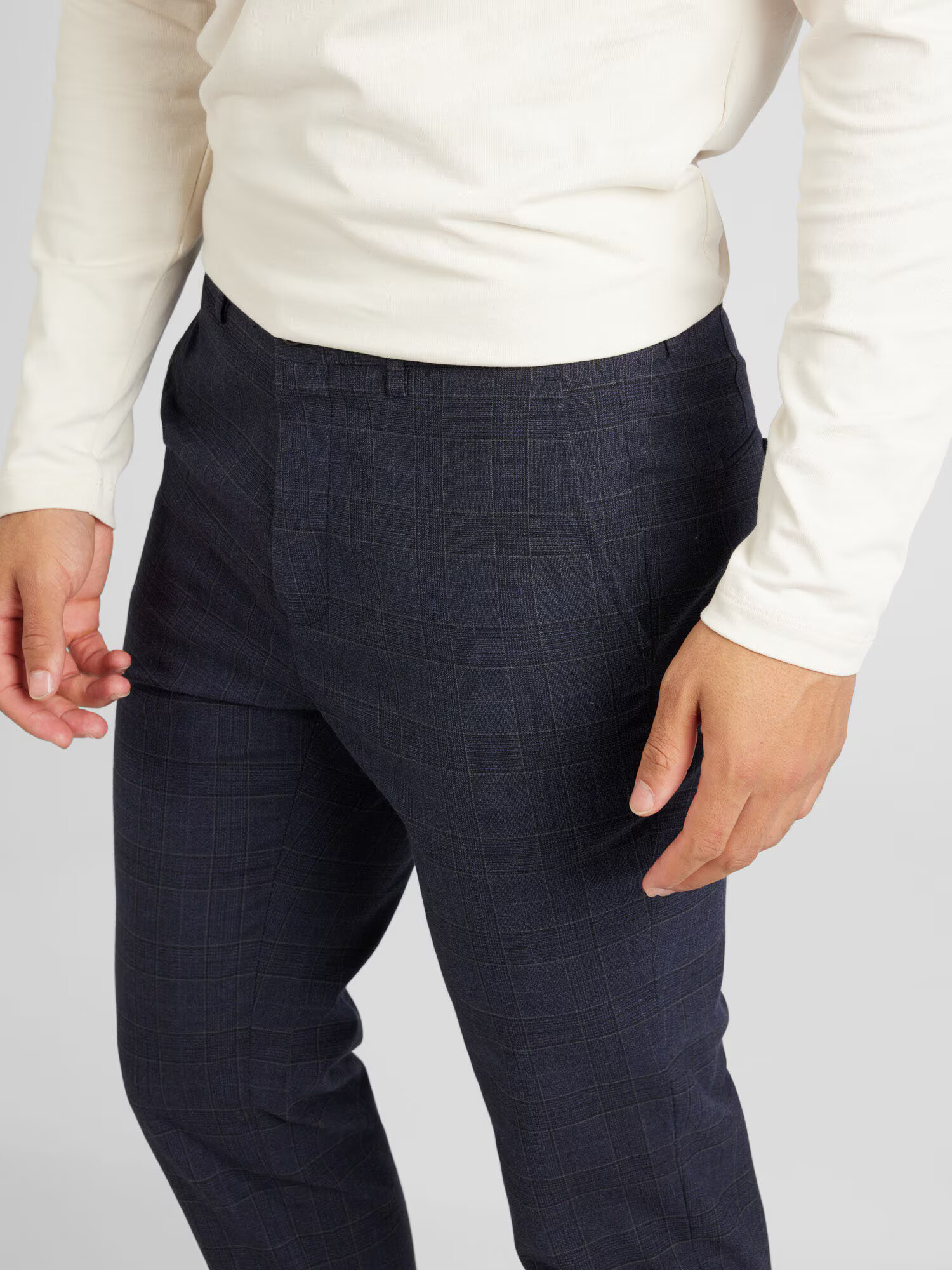 Matinique Pantaloni eleganți 'Liam' albastru / bleumarin / gri / negru - Pled.ro