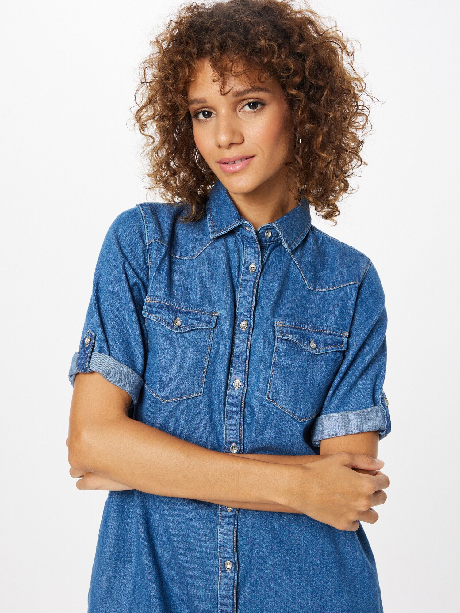 Mavi Rochie tip bluză 'Bree' albastru denim - Pled.ro