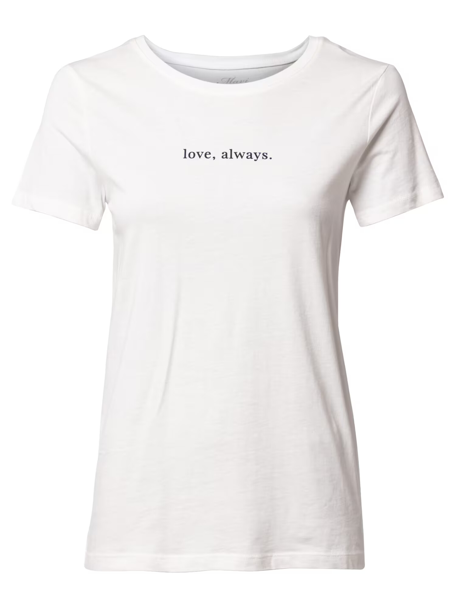 Mavi Tricou 'Love Always' negru / alb - Pled.ro