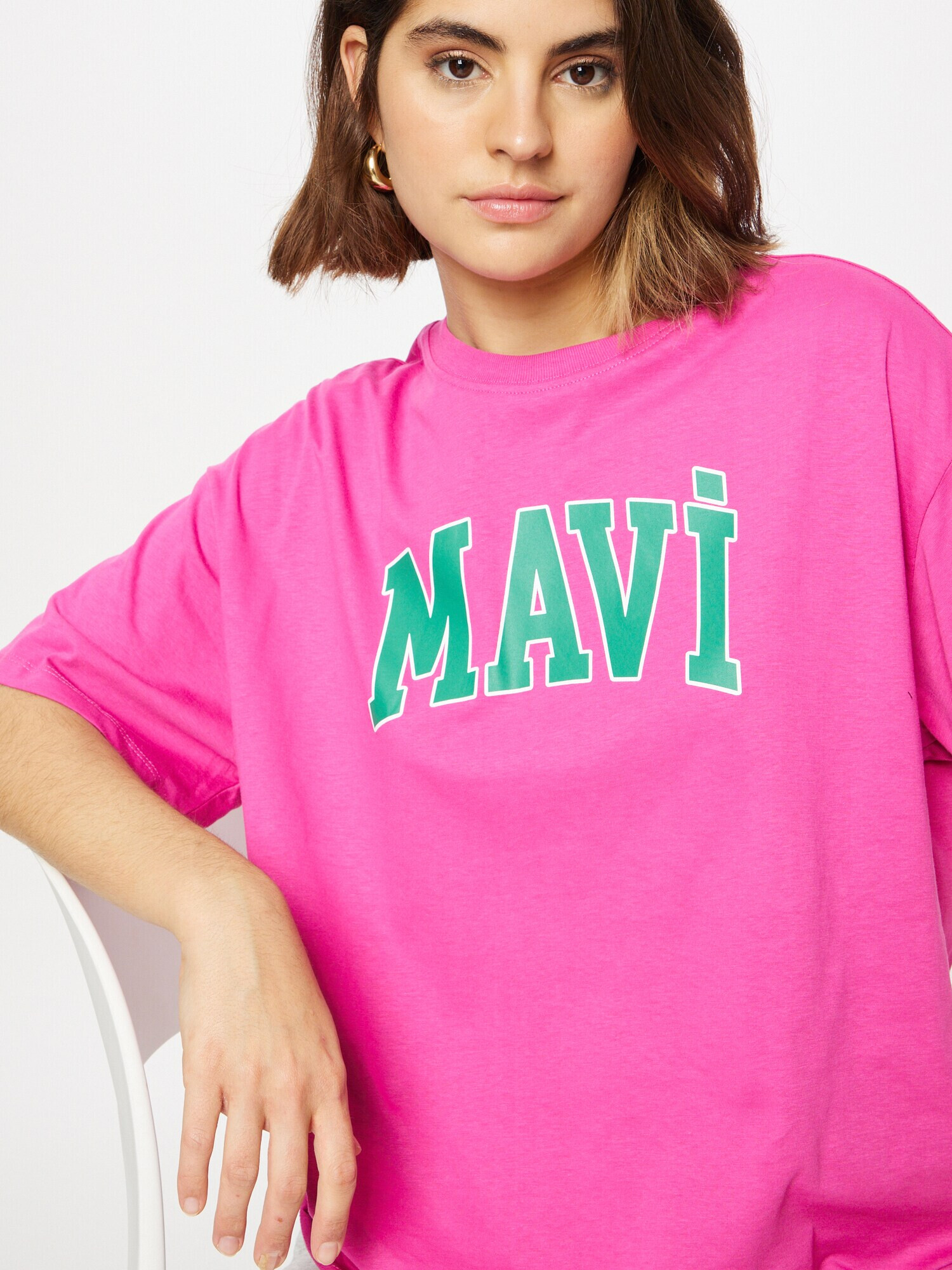 Mavi Tricou turcoaz / magenta / alb - Pled.ro