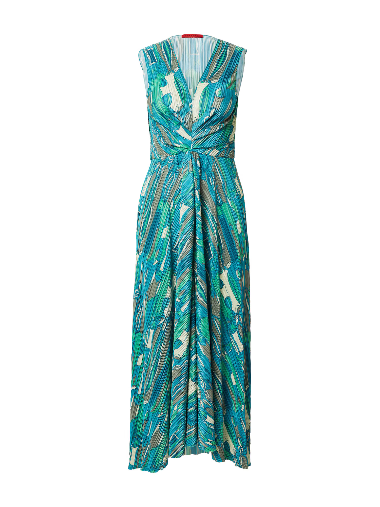 MAX&Co. Rochie 'CRUNA' maro / verde / verde petrol / alb - Pled.ro