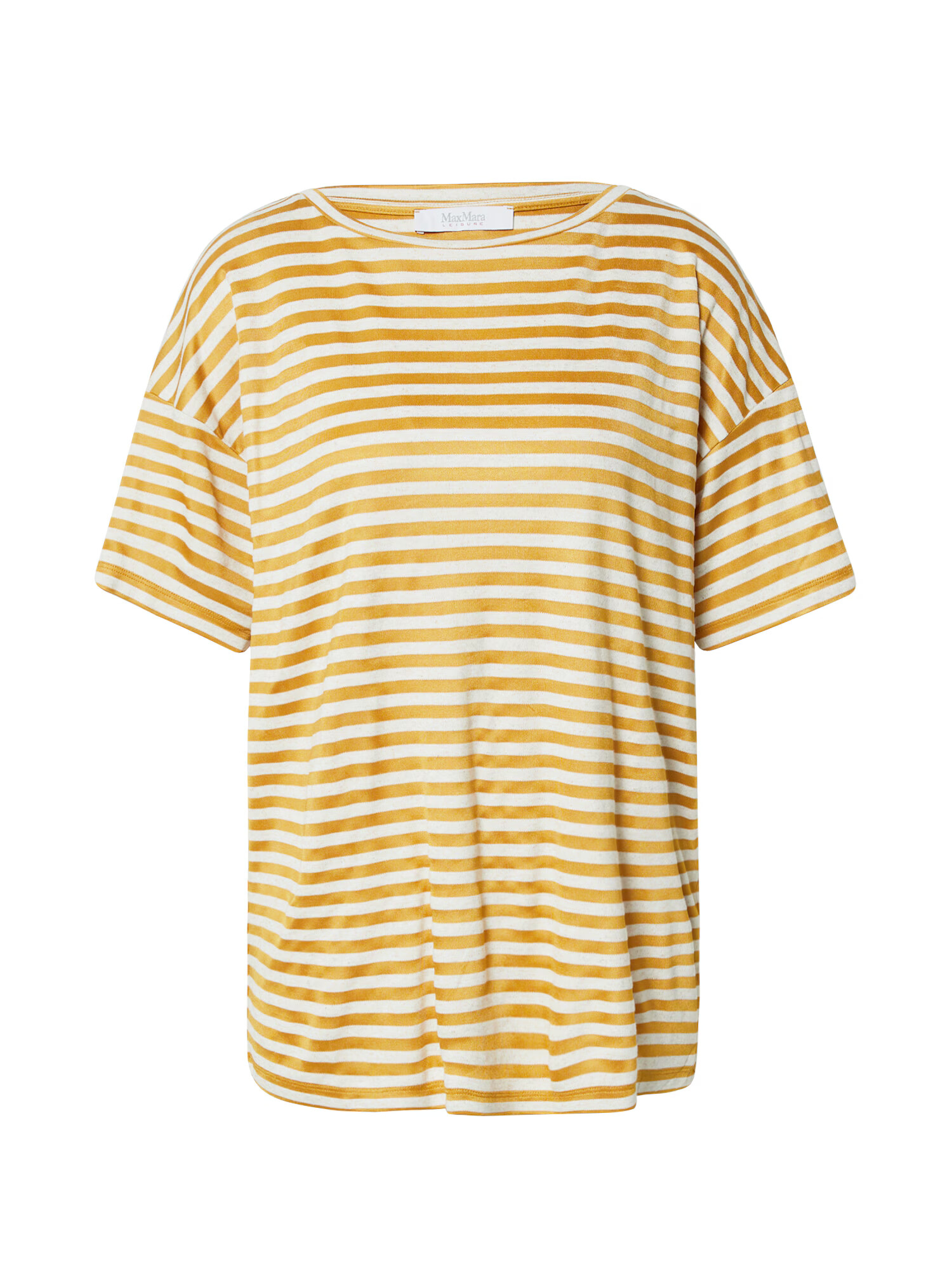 Max Mara Leisure Tricou 'ZEBIO' portocaliu / alb - Pled.ro