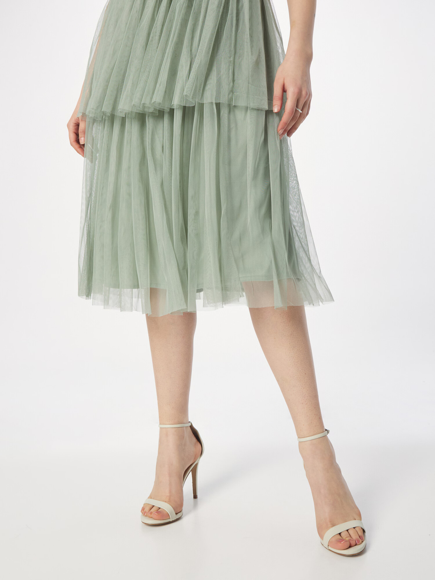 Maya Deluxe Rochie de cocktail verde pastel - Pled.ro