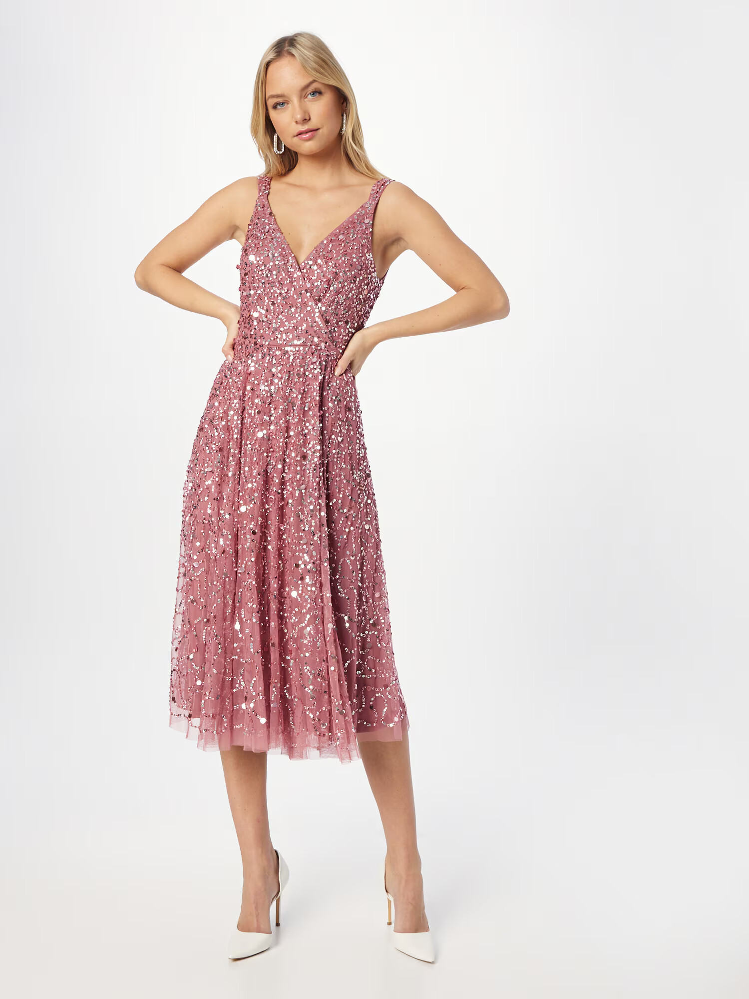 Maya Deluxe Rochie de seară rosé - Pled.ro