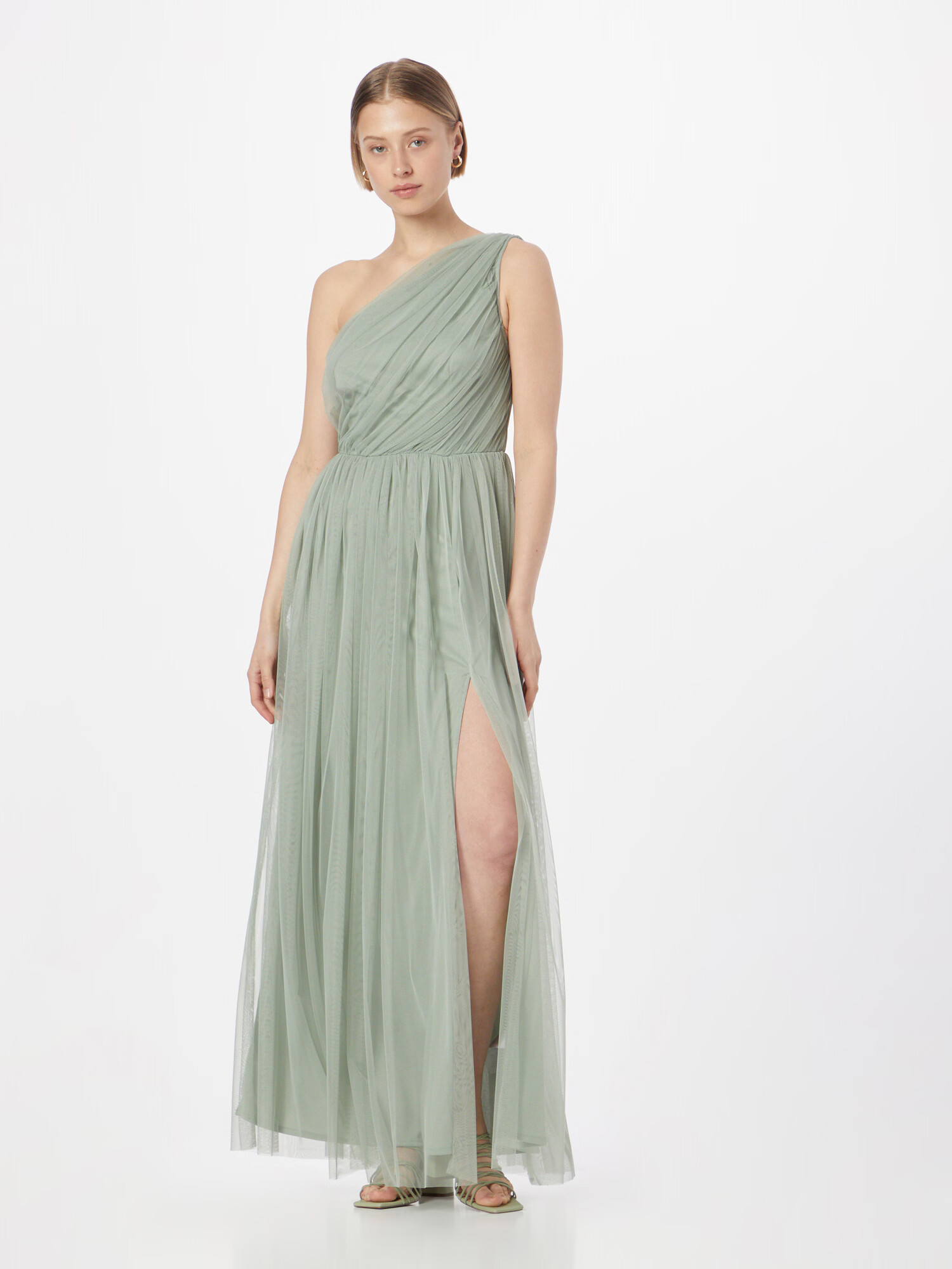 Maya Deluxe Rochie de seară verde pastel - Pled.ro