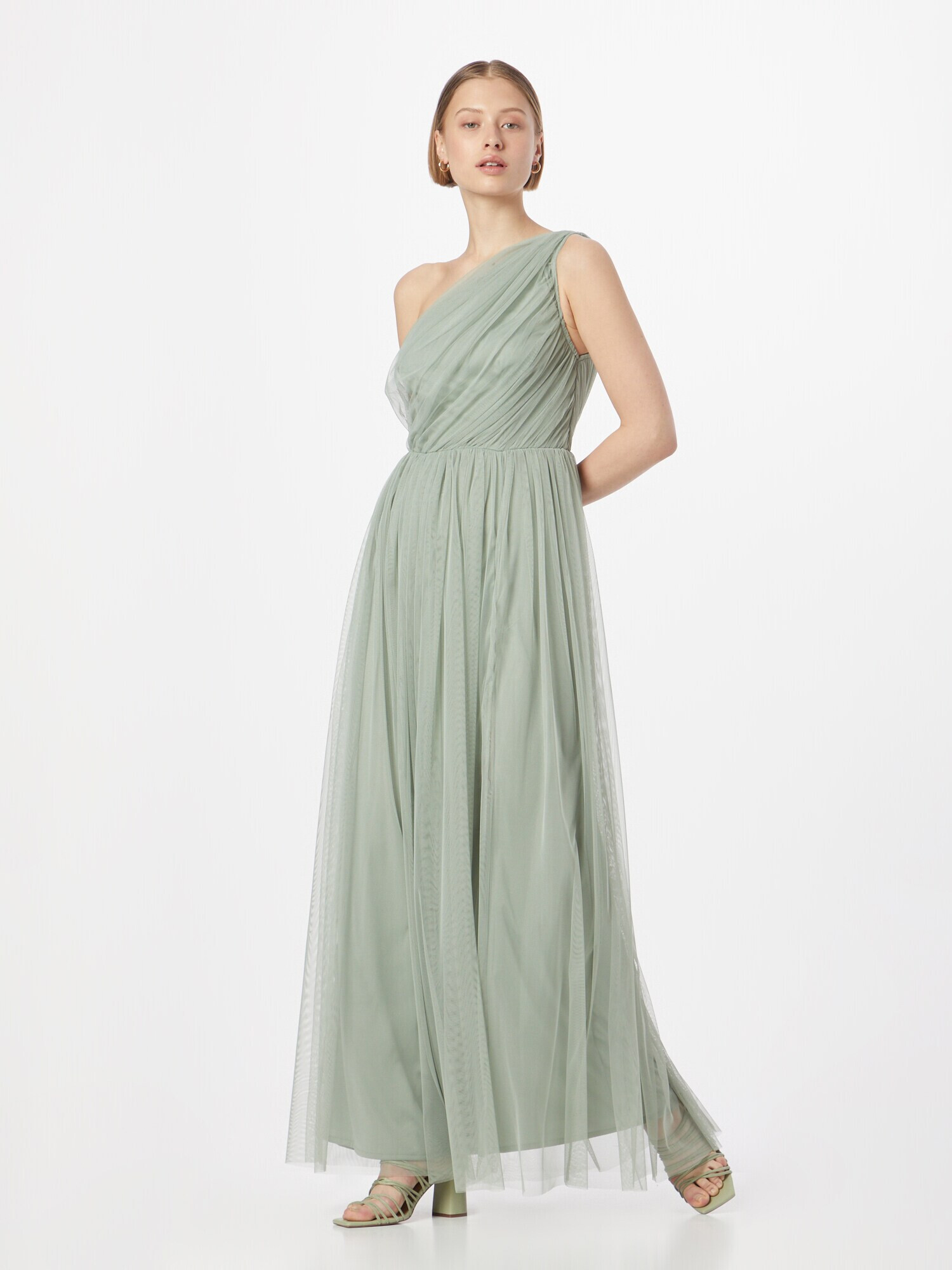 Maya Deluxe Rochie de seară verde pastel - Pled.ro