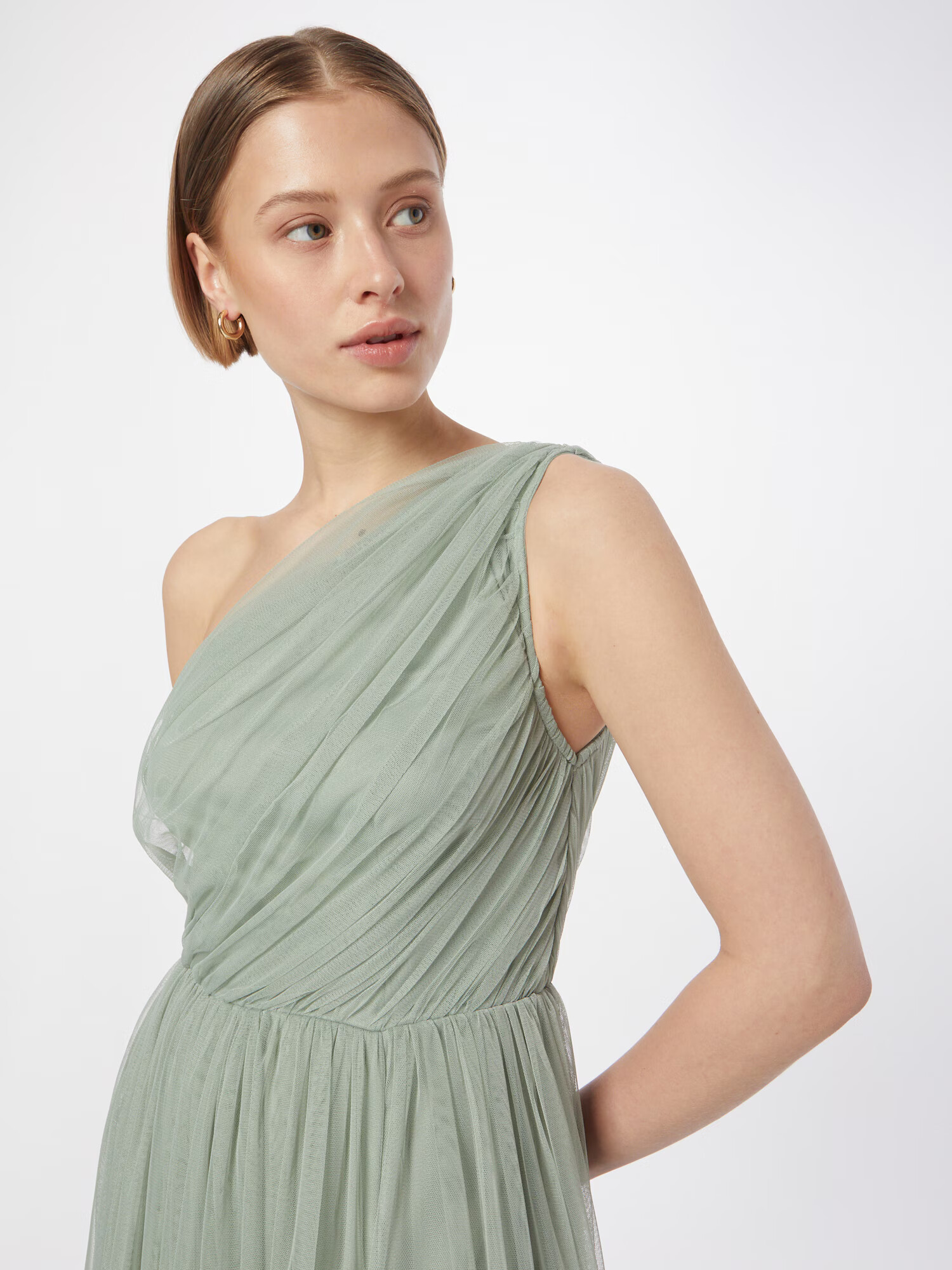 Maya Deluxe Rochie de seară verde pastel - Pled.ro