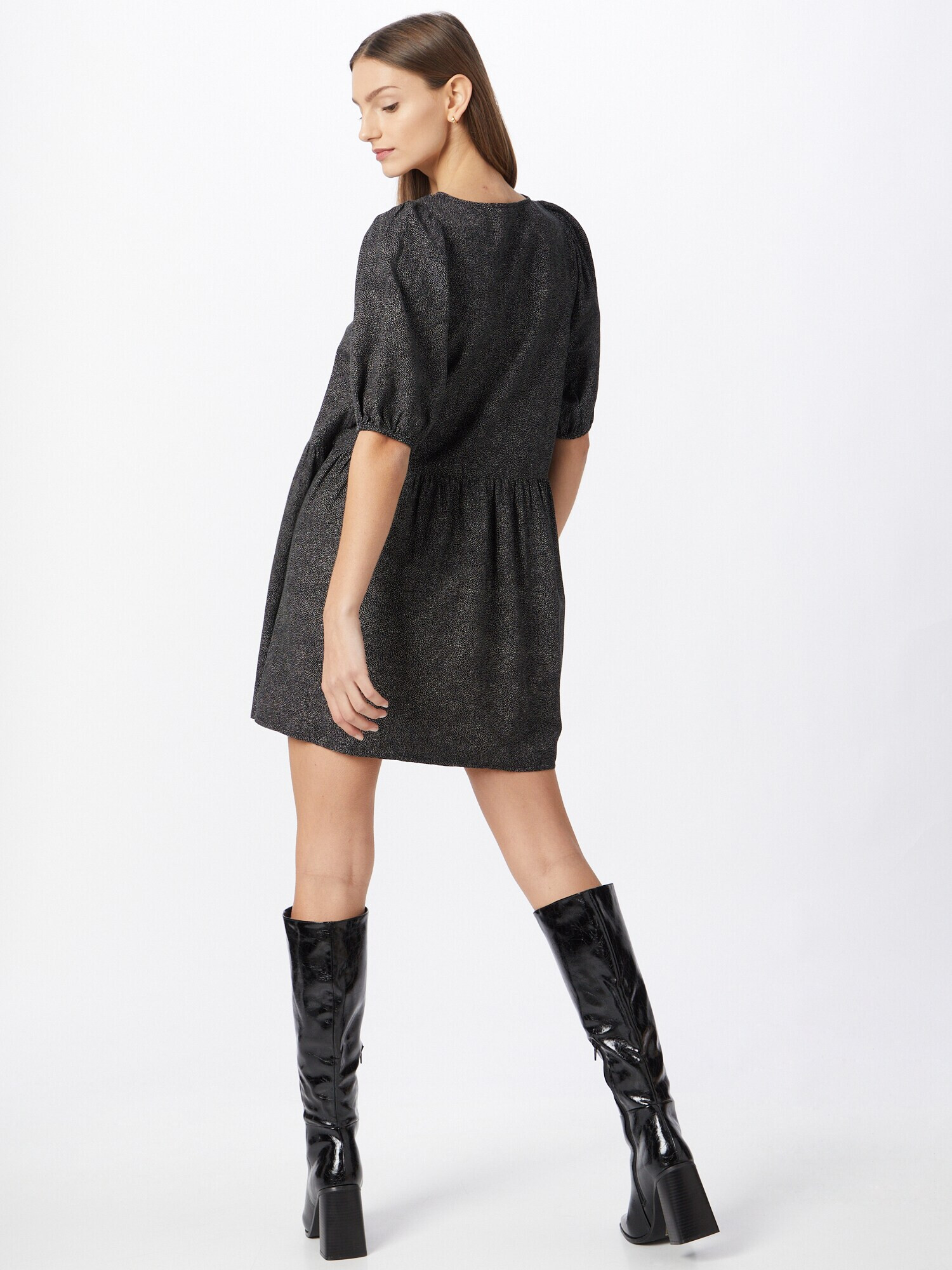 mbym Rochie 'Reya' negru / alb - Pled.ro