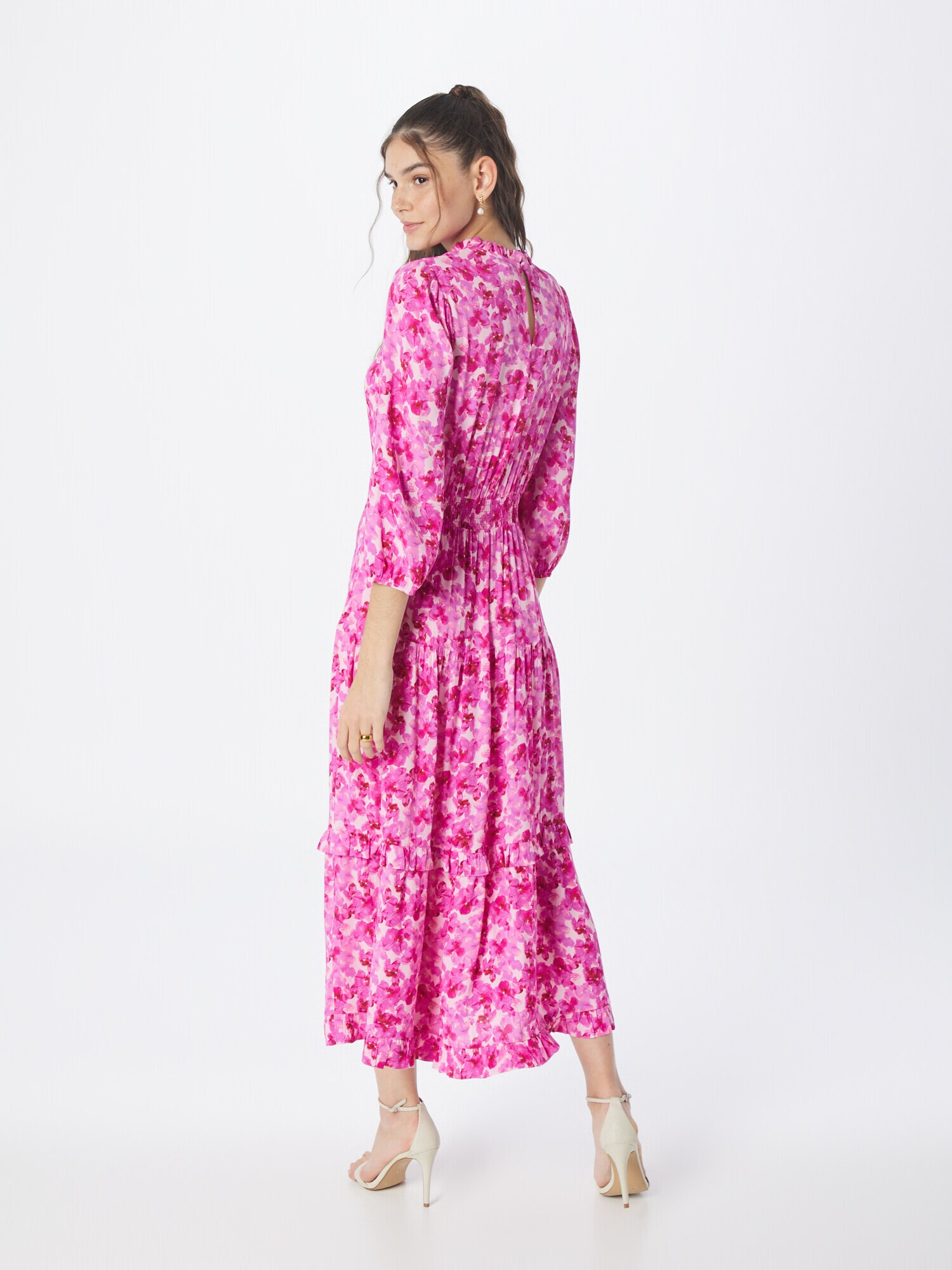 mbym Rochie 'Shanaya' fucsia / rosé / roz deschis / alb - Pled.ro