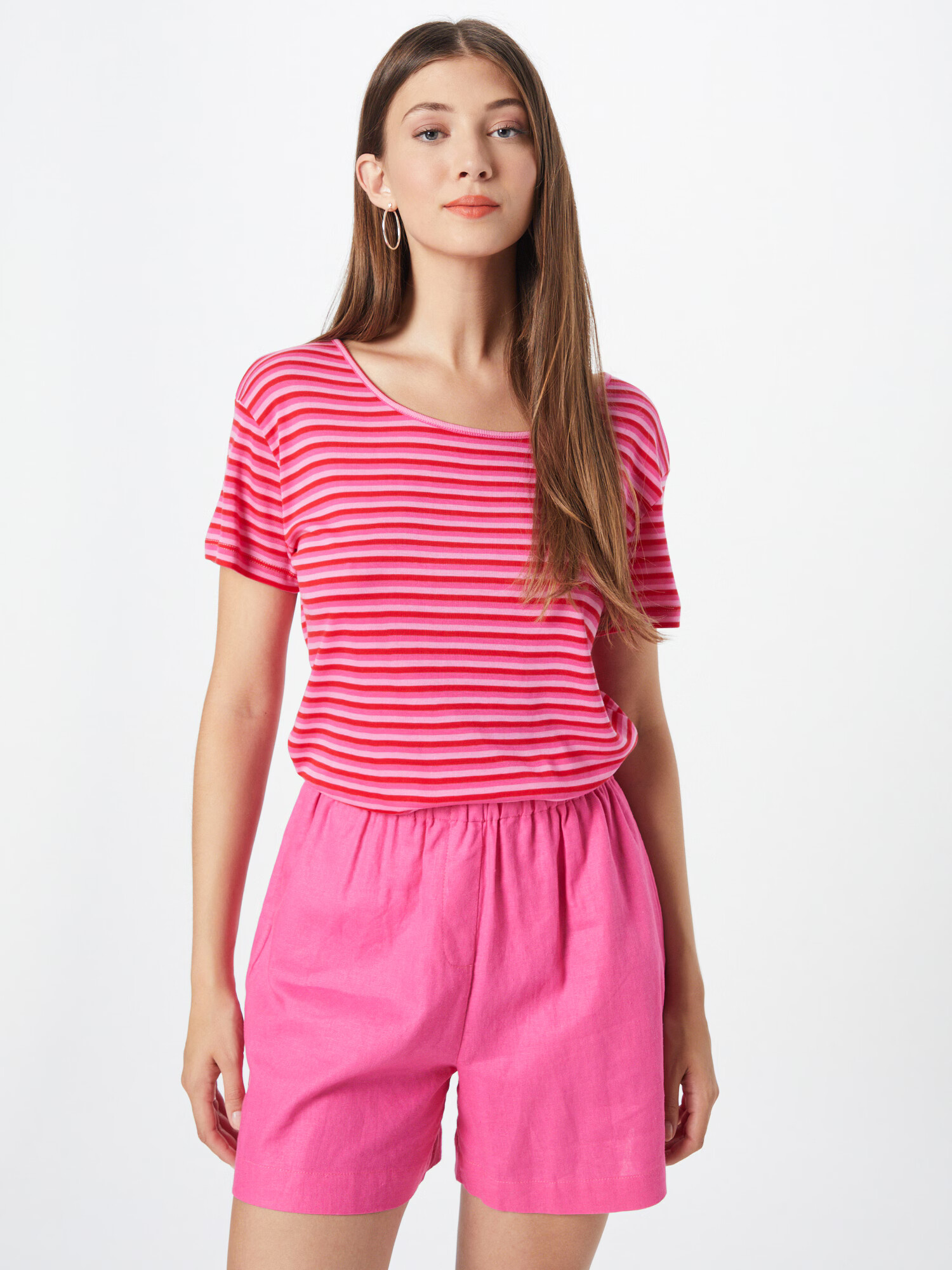 mbym Tricou 'Lucianna' fucsia / roz / roșu - Pled.ro