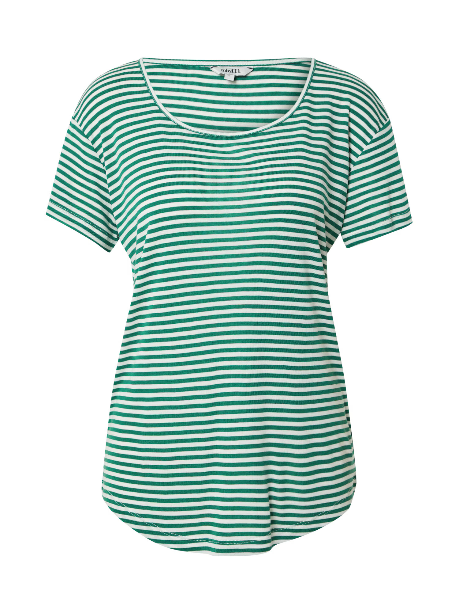 mbym Tricou 'Lucianna' verde / alb - Pled.ro