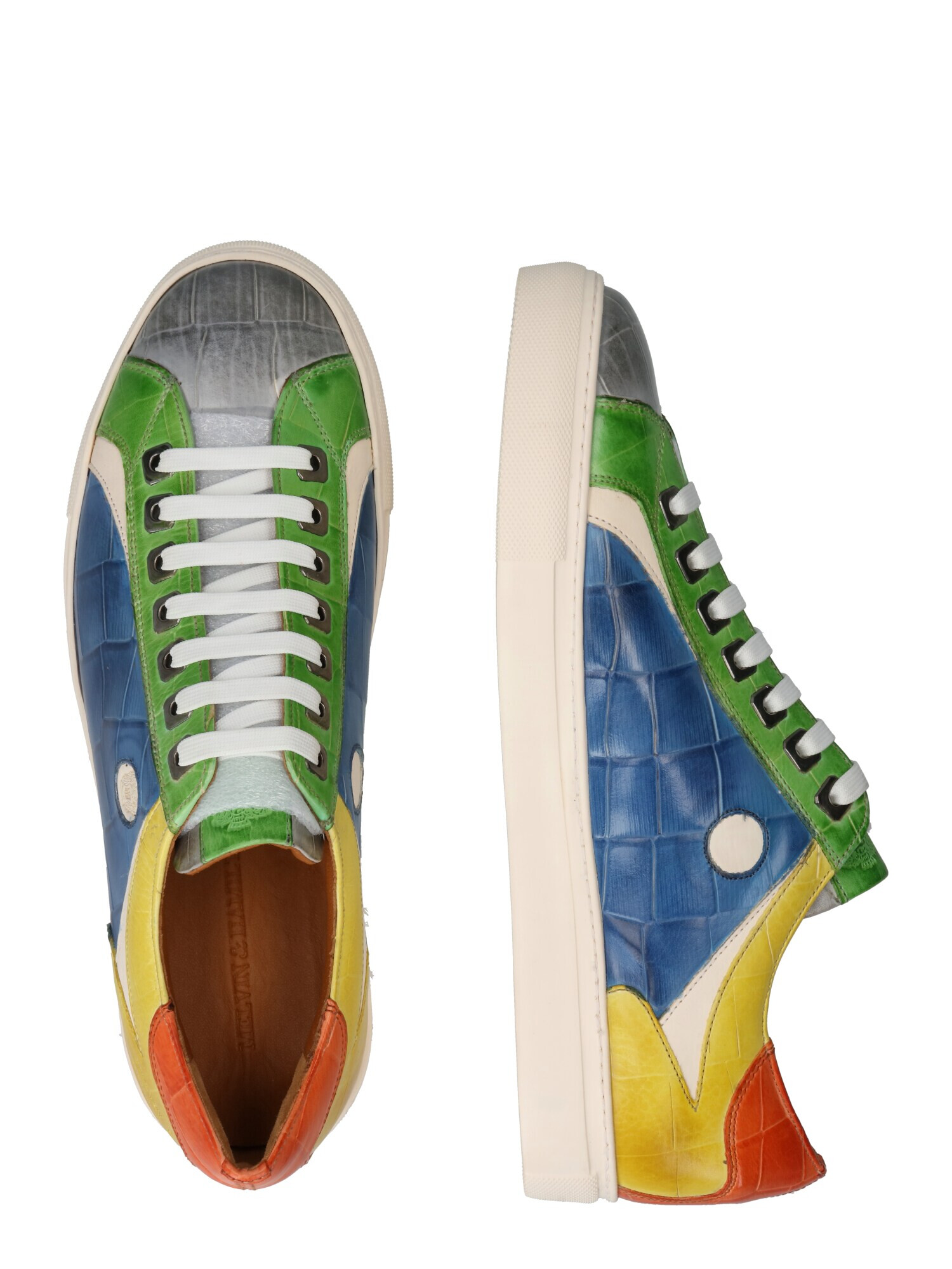 MELVIN & HAMILTON Sneaker low 'Harvey 9' bej / albastru / gri închis / verde - Pled.ro