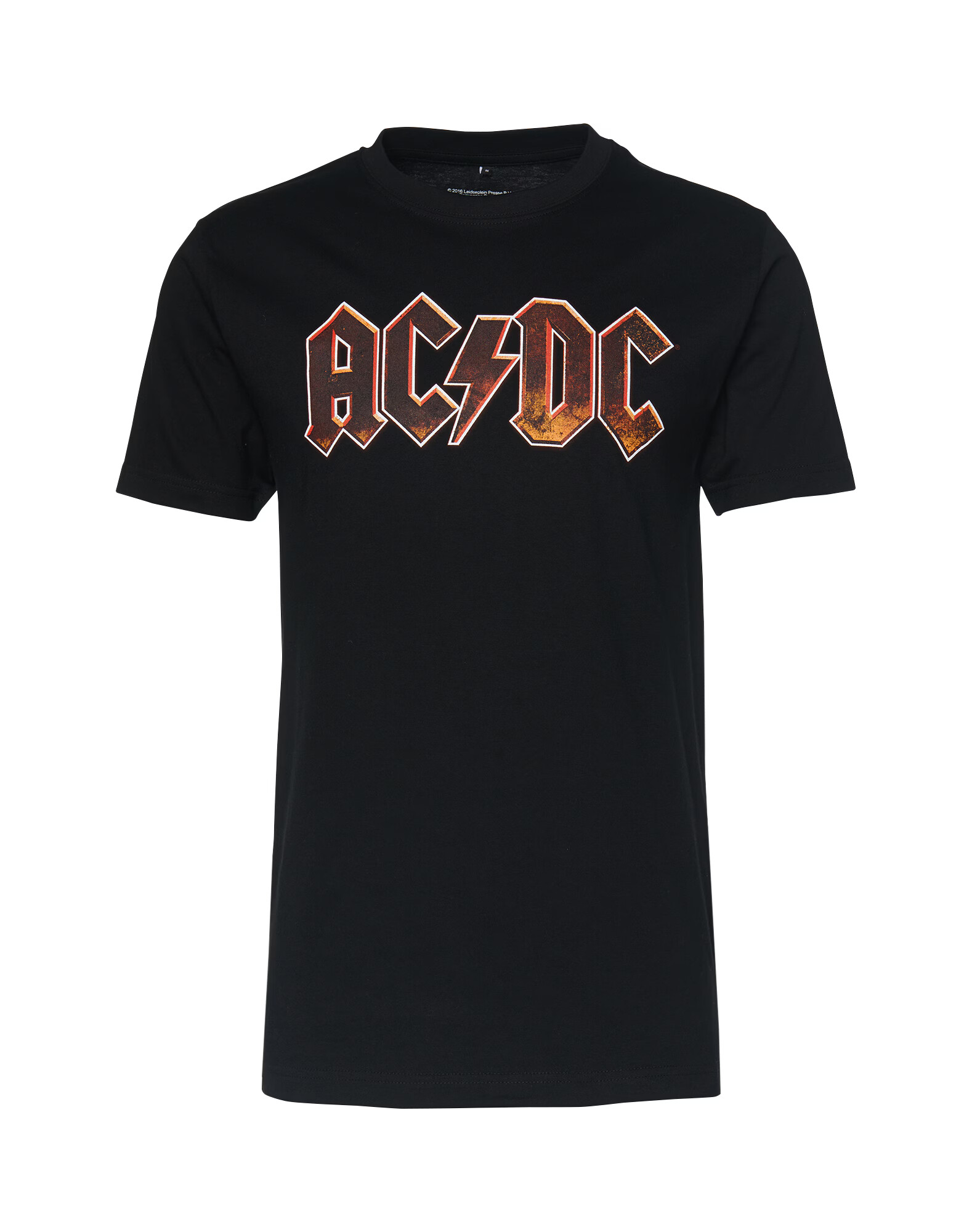 Merchcode Tricou 'AC/DC Voltage' roșu ruginiu / negru - Pled.ro