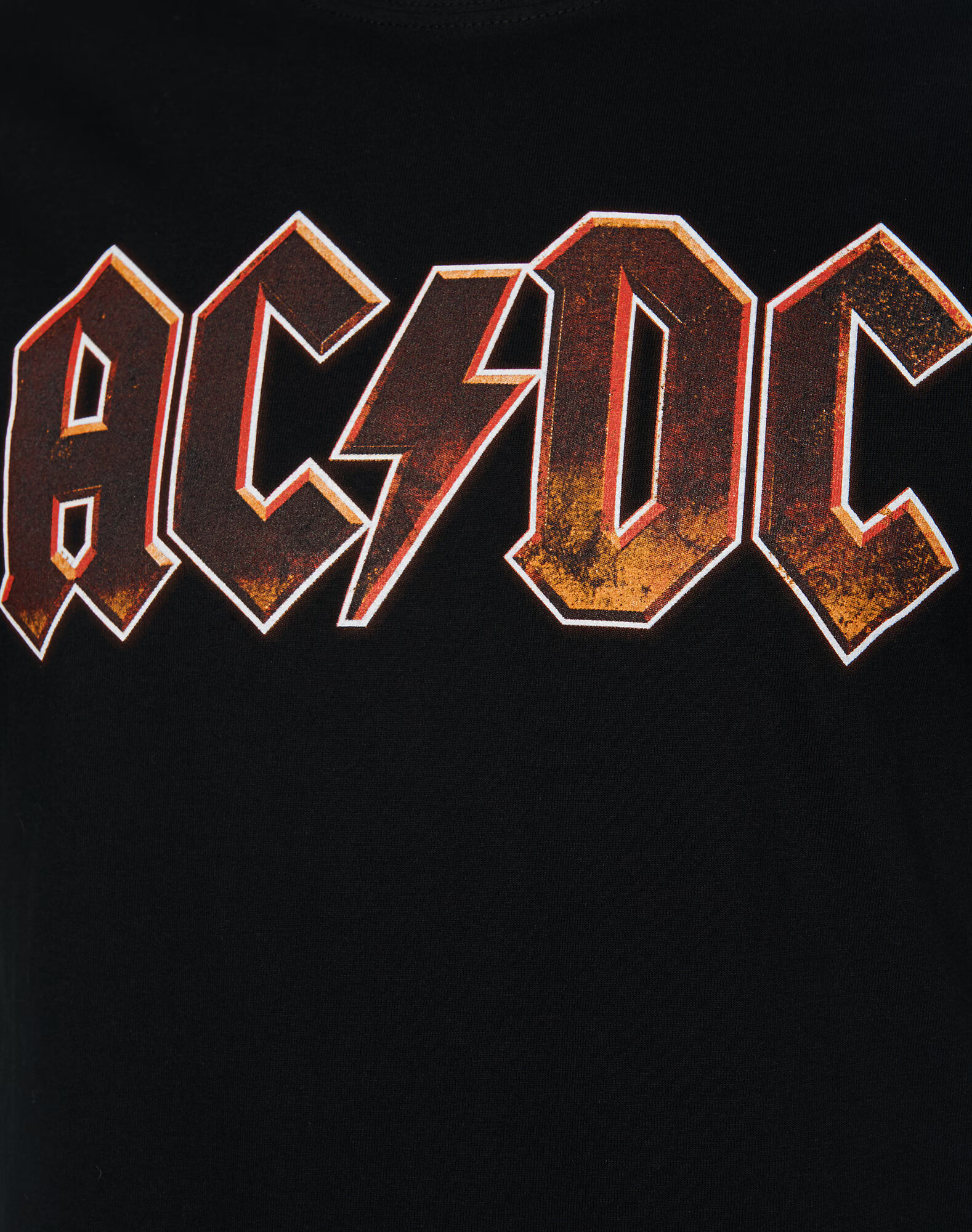 Merchcode Tricou 'AC/DC Voltage' roșu ruginiu / negru - Pled.ro