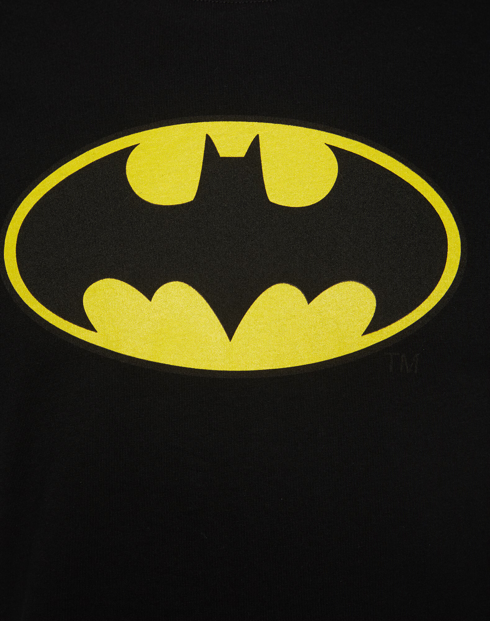 Merchcode Tricou 'Batman' galben / negru - Pled.ro