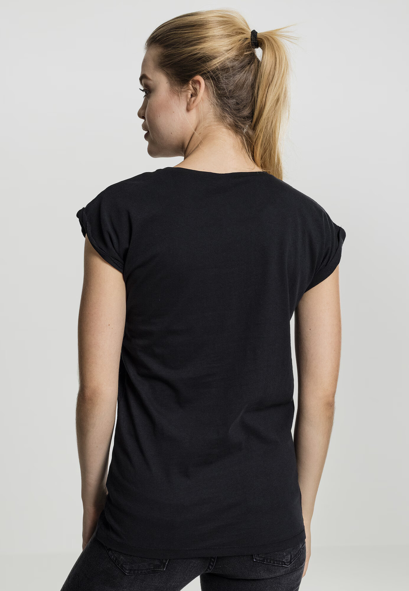 Merchcode Tricou 'Joy' negru / alb - Pled.ro