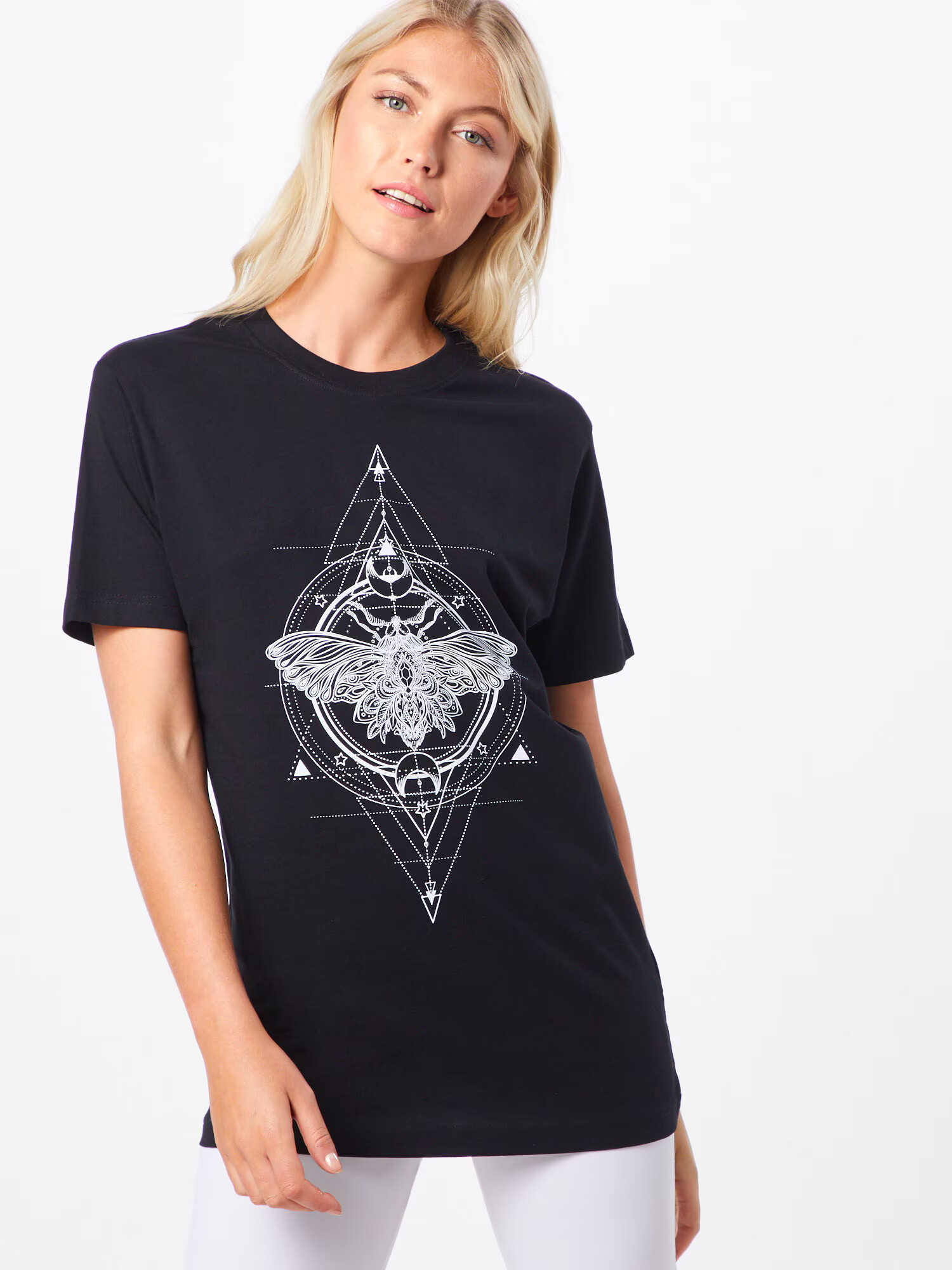 Merchcode Tricou 'Ladies Moth' mai multe culori / negru - Pled.ro