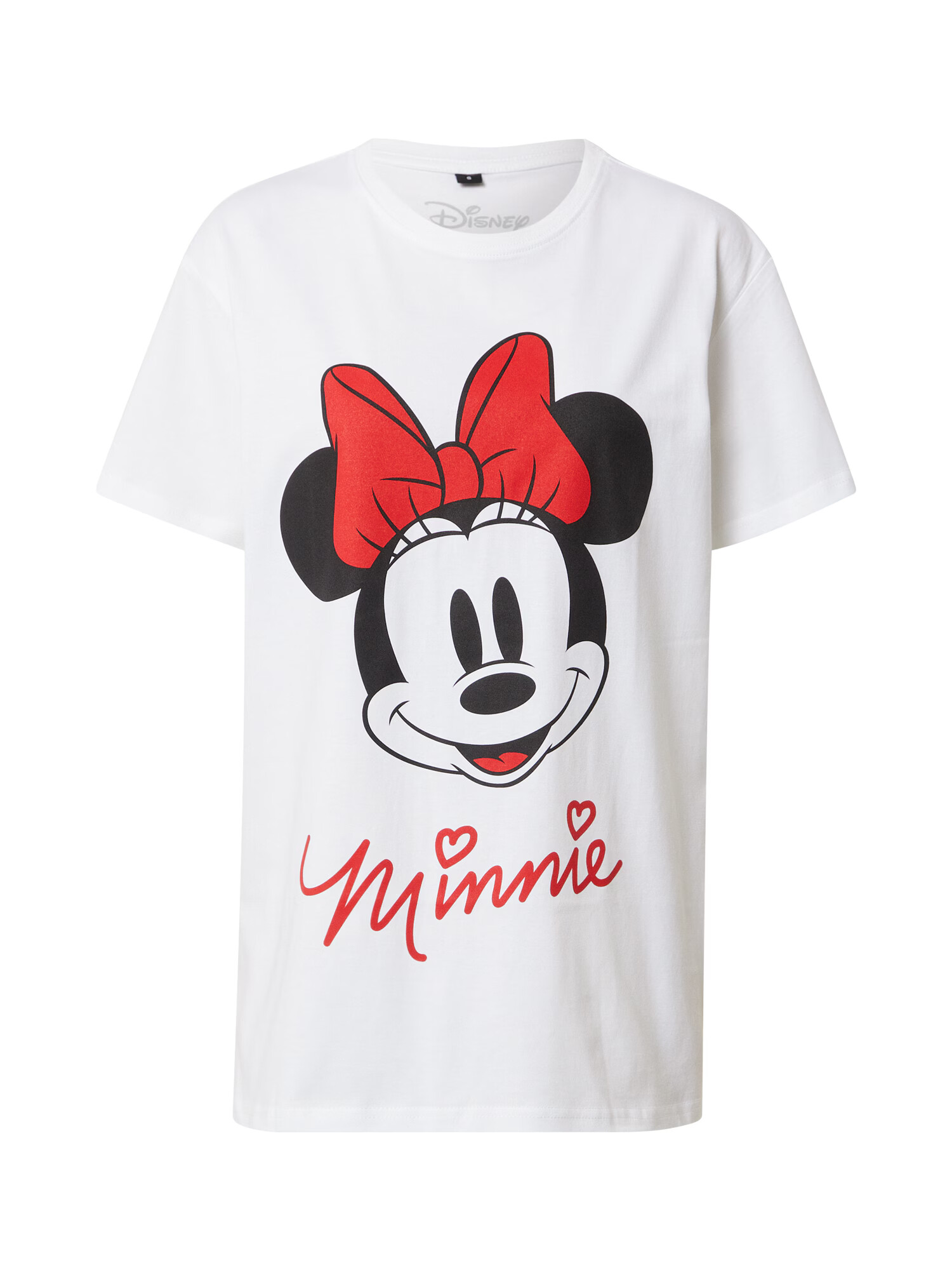 Merchcode Tricou 'Minnie Mouse' roșu vin / roși aprins / negru / alb - Pled.ro