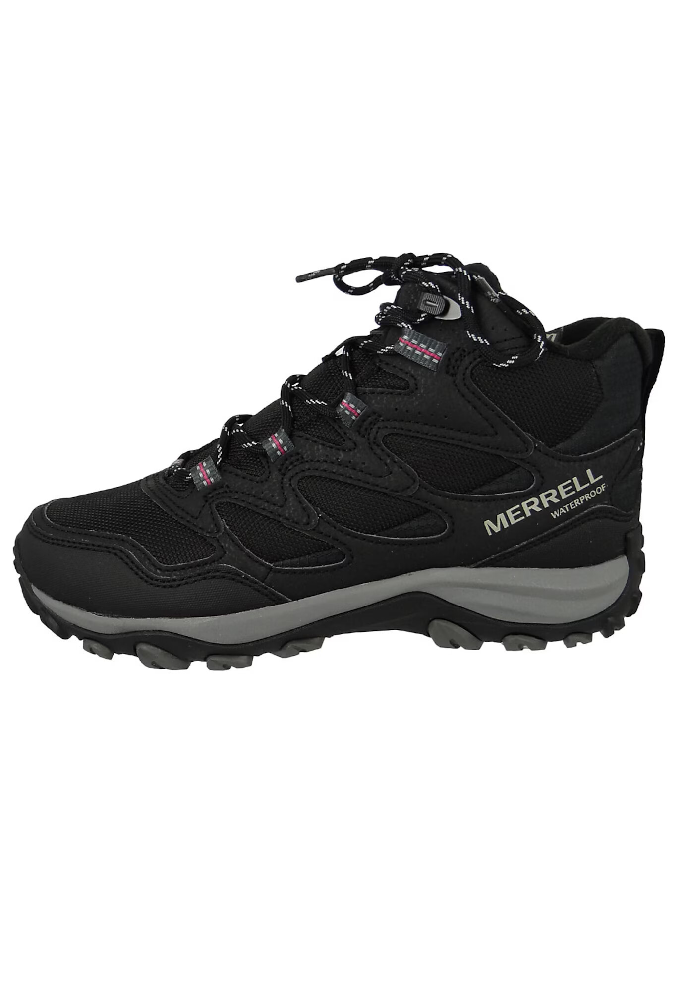 MERRELL Botine 'West Rim Sport Thermo Mid Wp' roz / negru / alb - Pled.ro