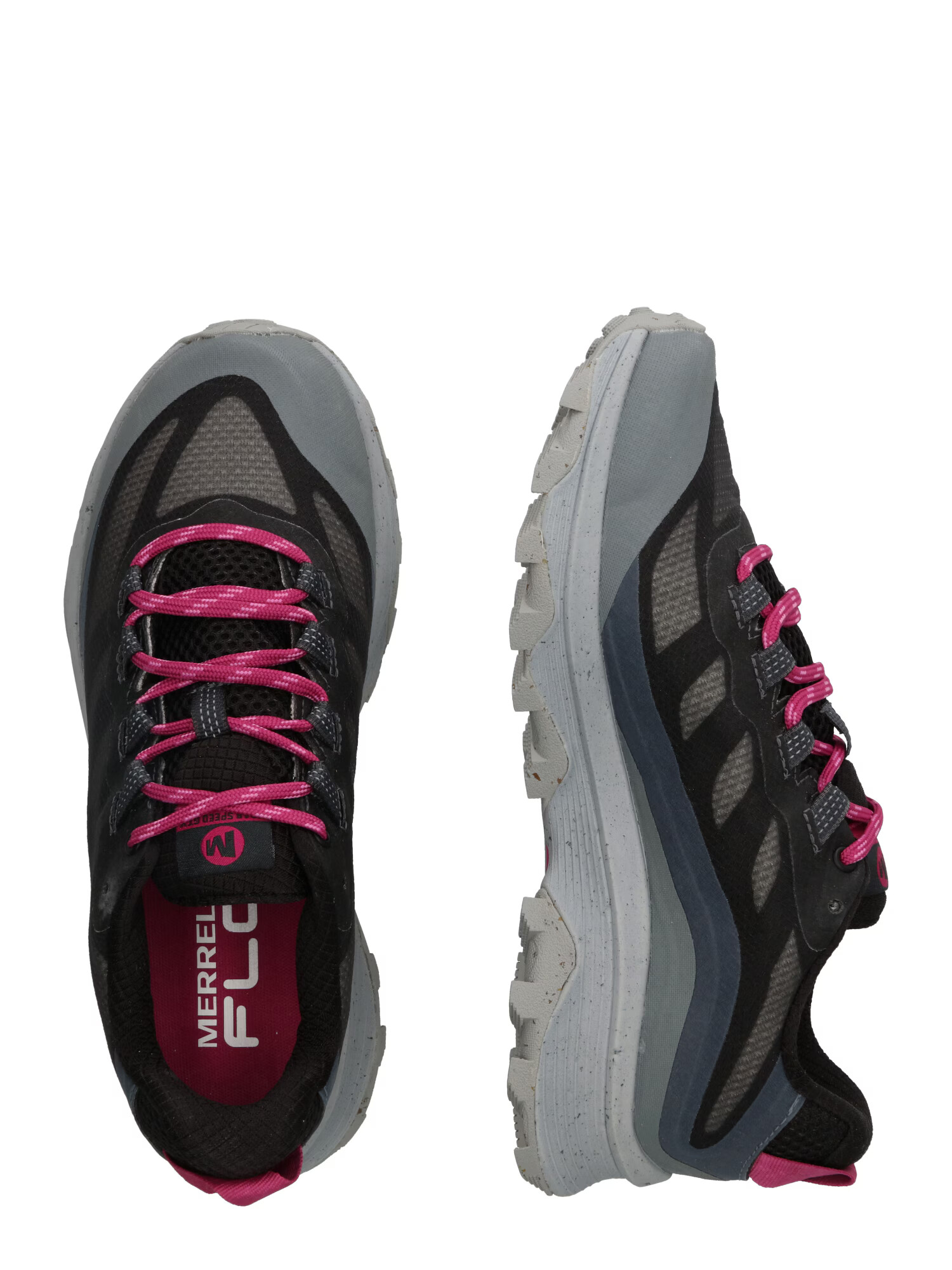 MERRELL Pantofi 'SPEED' gri metalic / gri bazalt / magenta - Pled.ro