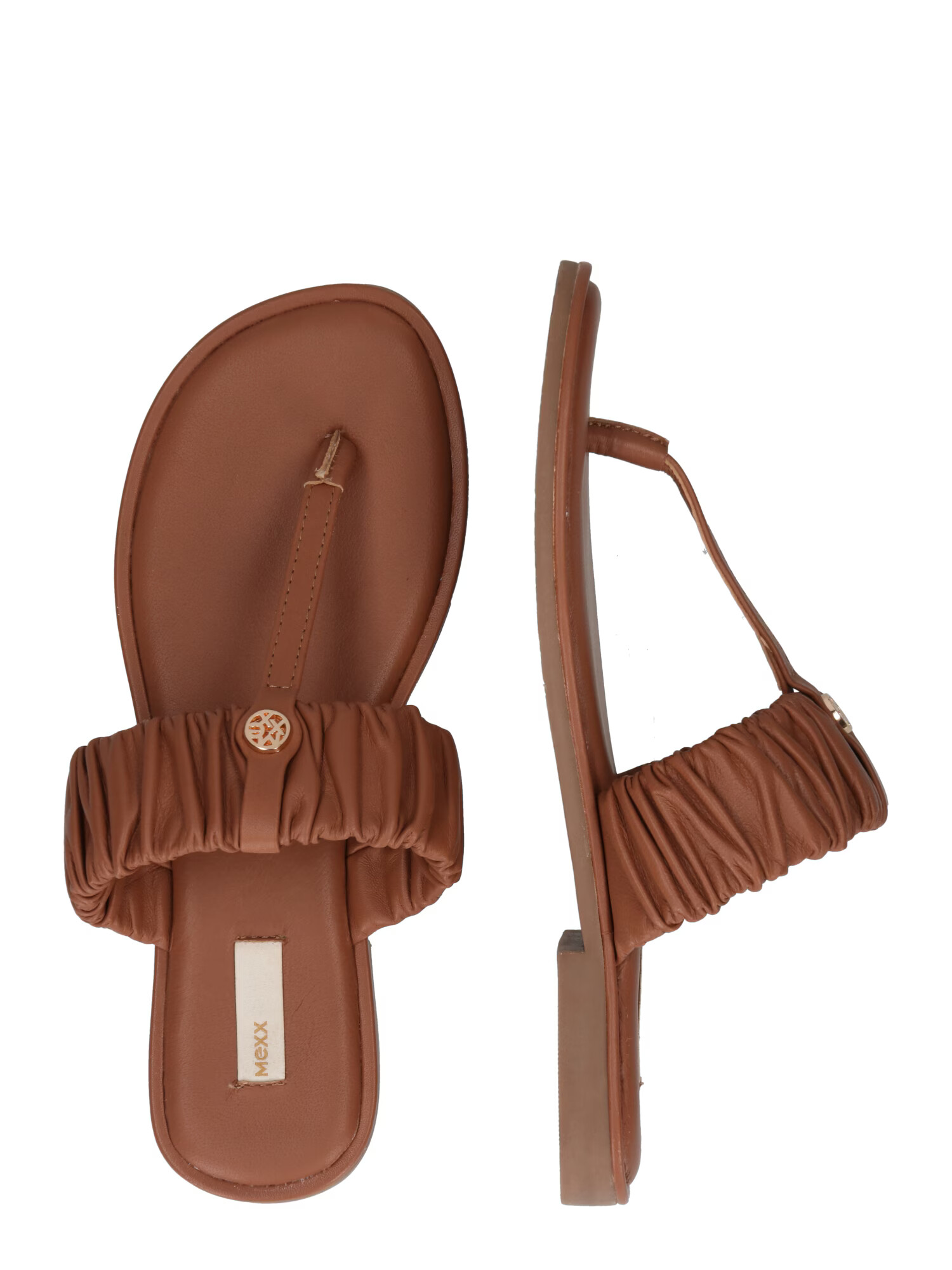 MEXX Flip-flops 'Joni' maro caramel - Pled.ro