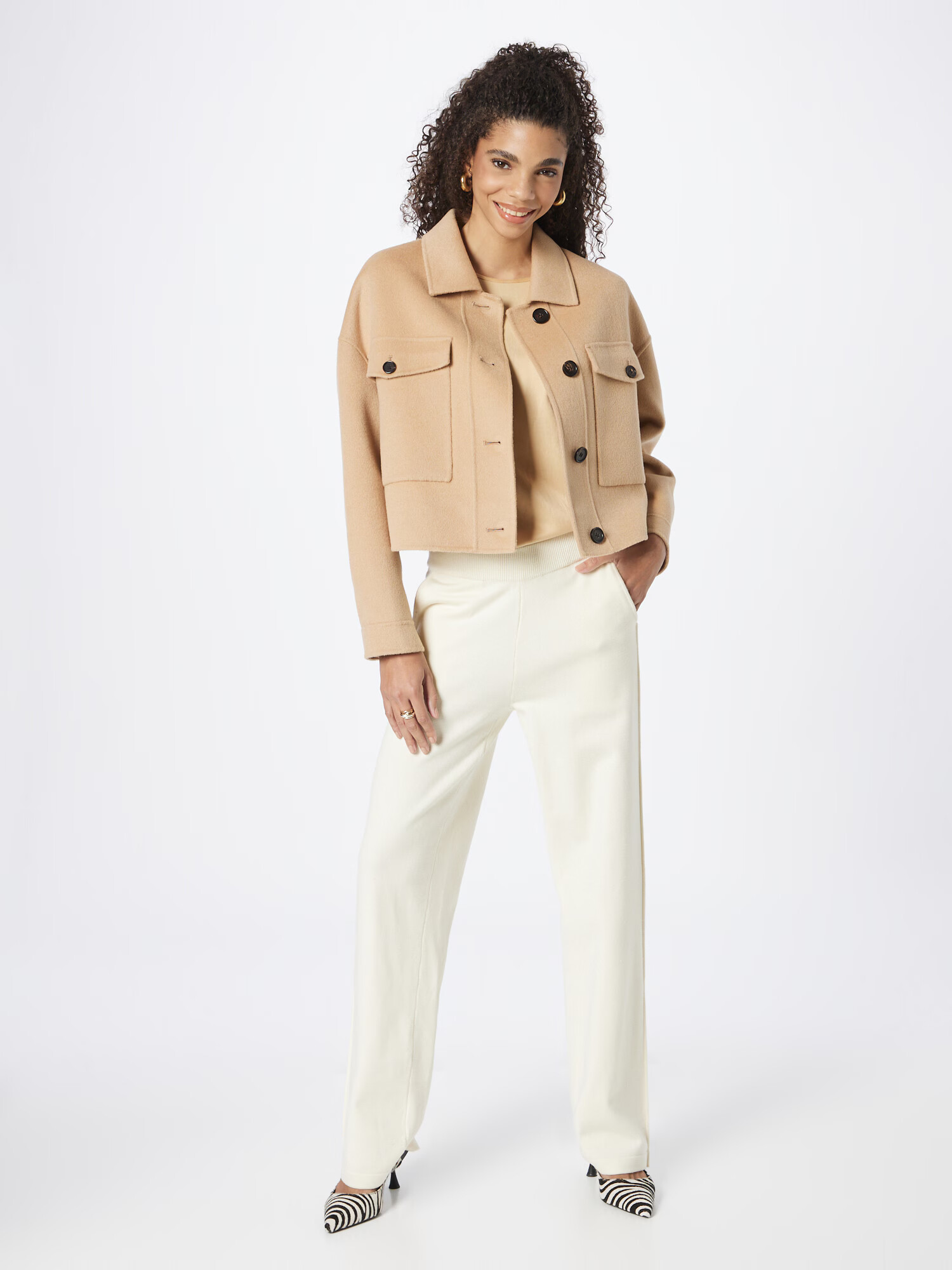 MEXX Pantaloni alb - Pled.ro