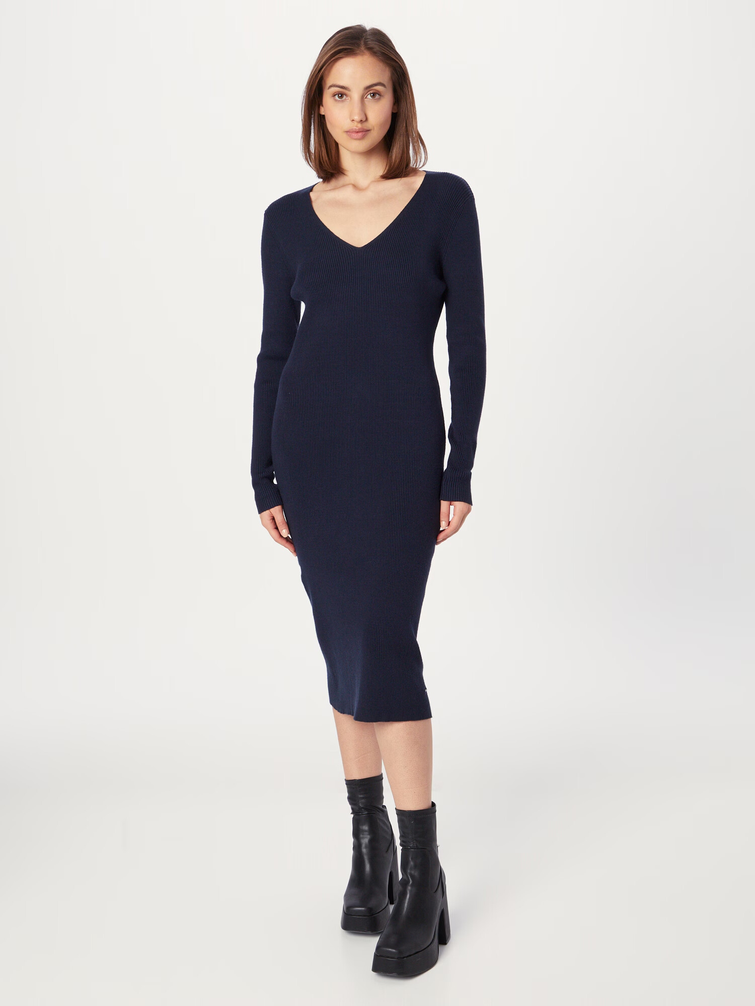 MEXX Rochie tricotat bleumarin - Pled.ro