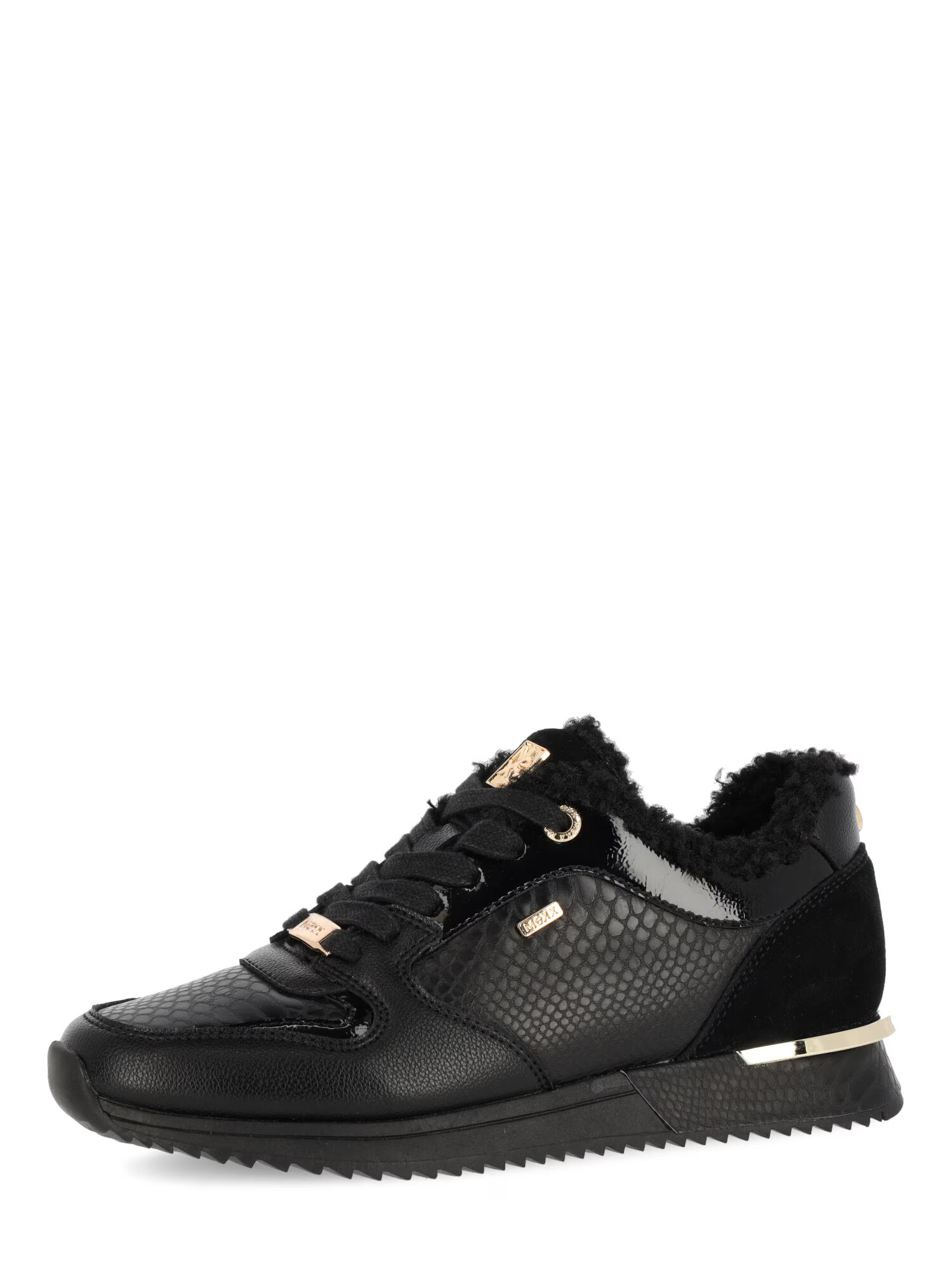 MEXX Sneaker low 'Fleur' auriu / negru - Pled.ro