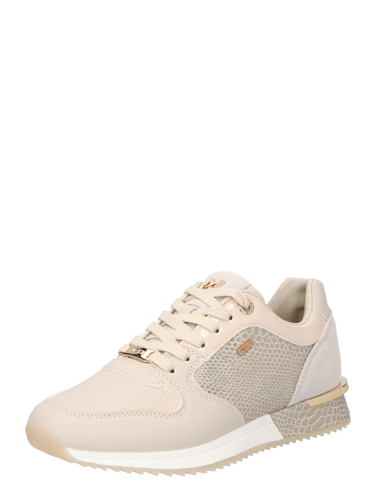 MEXX Sneaker low 'Fleur' bej / bej închis / auriu - Pled.ro