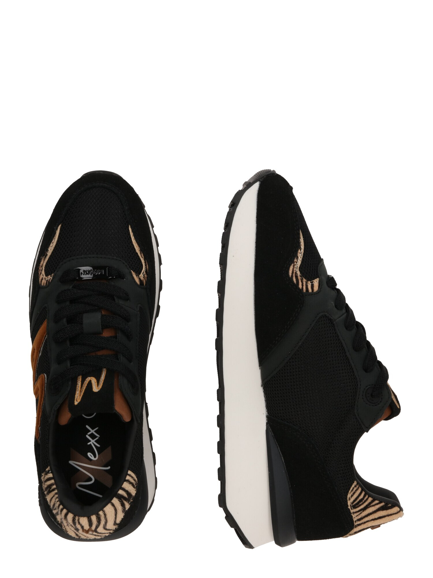 MEXX Sneaker low 'Juju' bej / maro / negru - Pled.ro