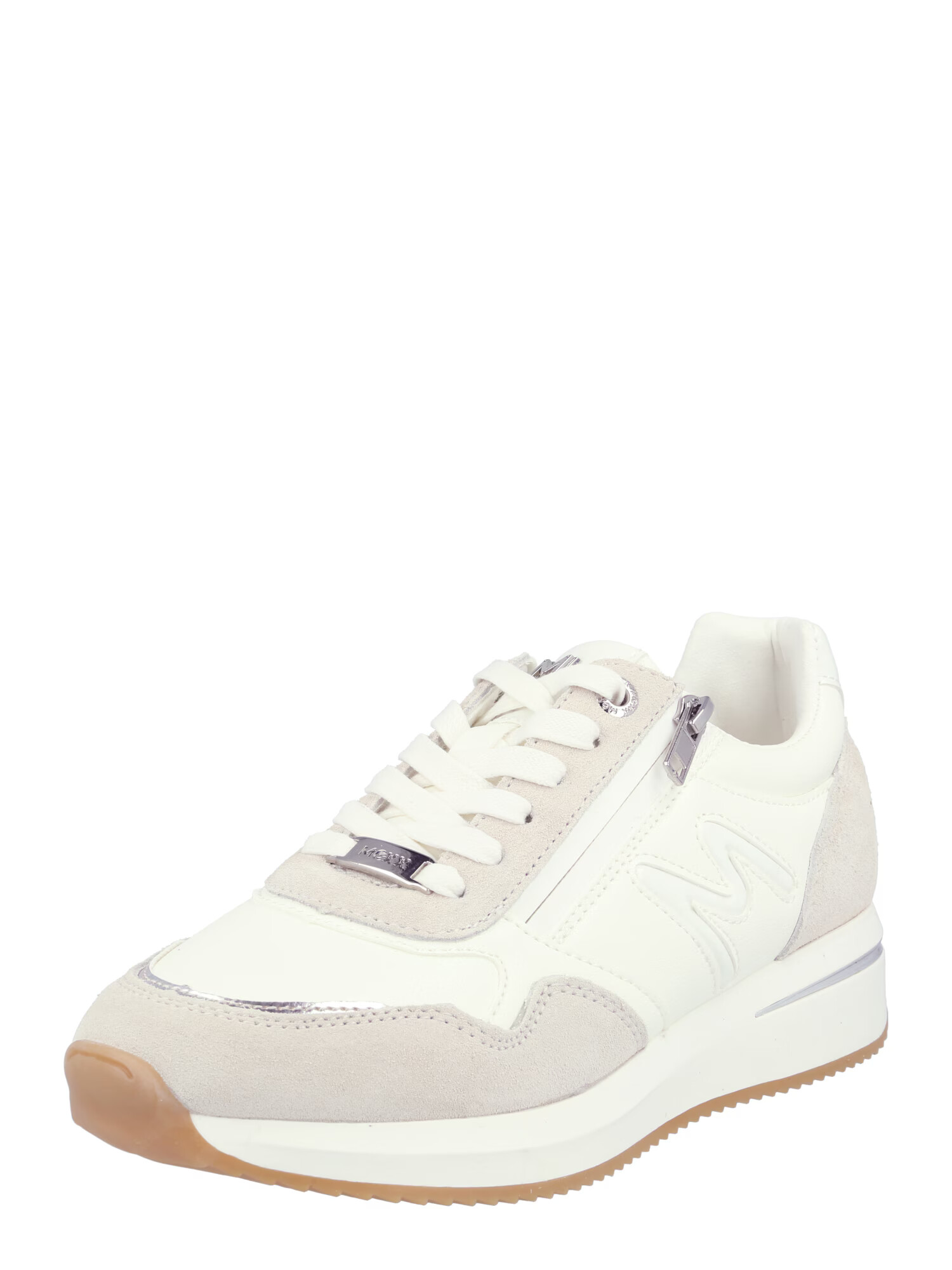 MEXX Sneaker low 'Lenthe' alb kitt / alb - Pled.ro