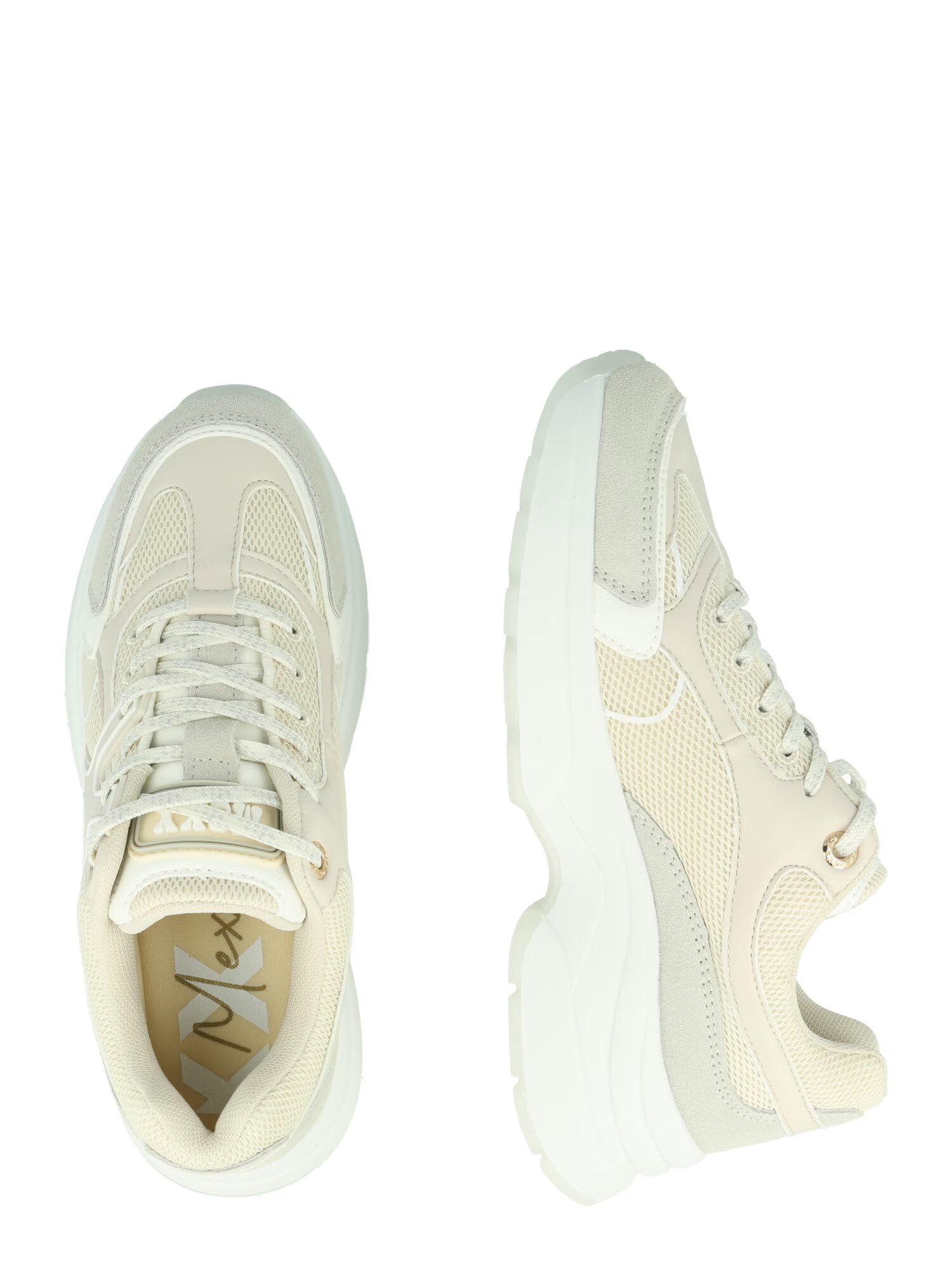 MEXX Sneaker low 'Loyce' bej / gri deschis / alb murdar - Pled.ro