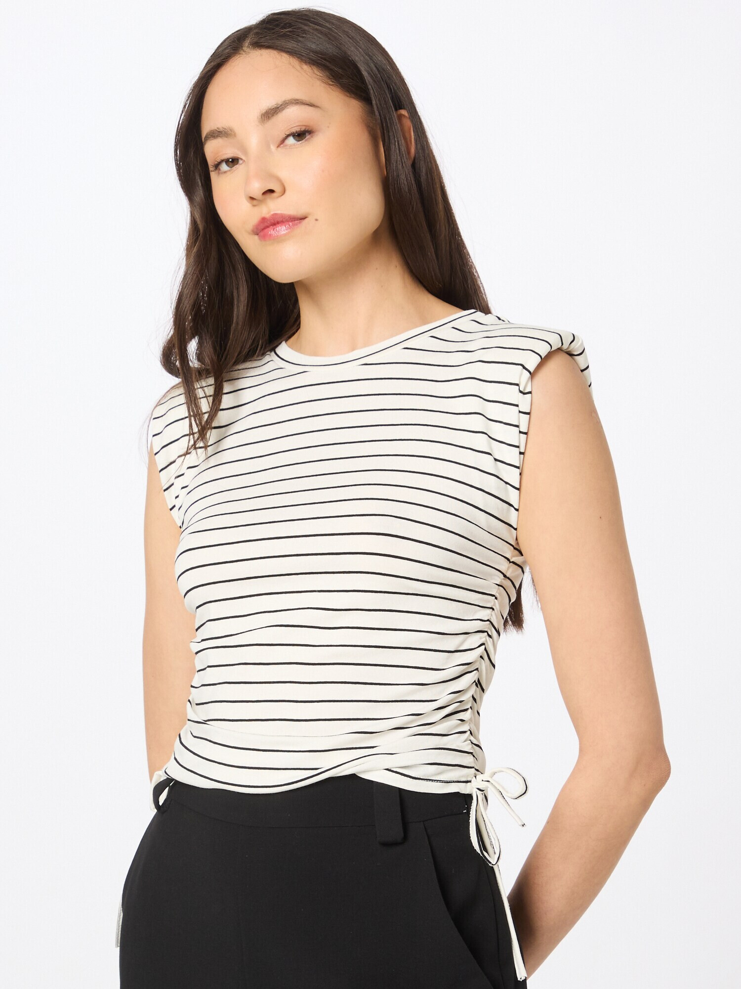 MEXX Top negru / alb - Pled.ro