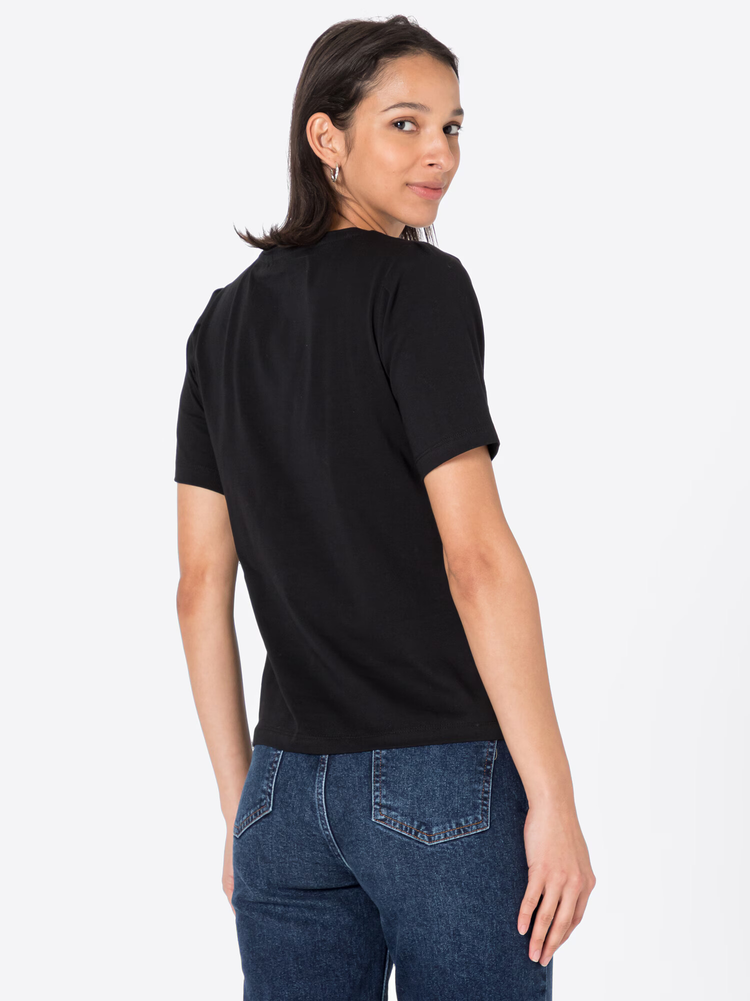 MEXX Tricou negru / alb - Pled.ro