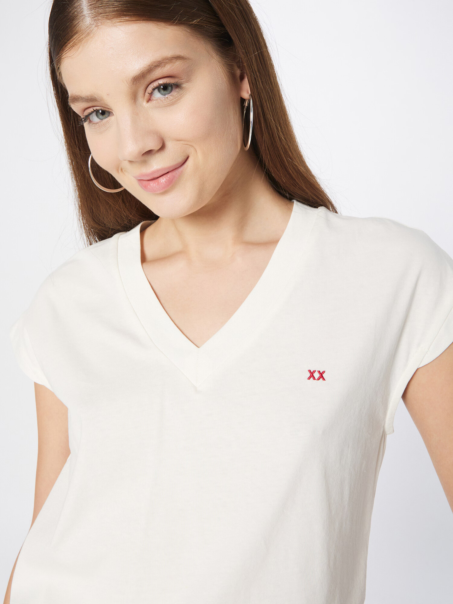 MEXX Tricou roșu / alb - Pled.ro