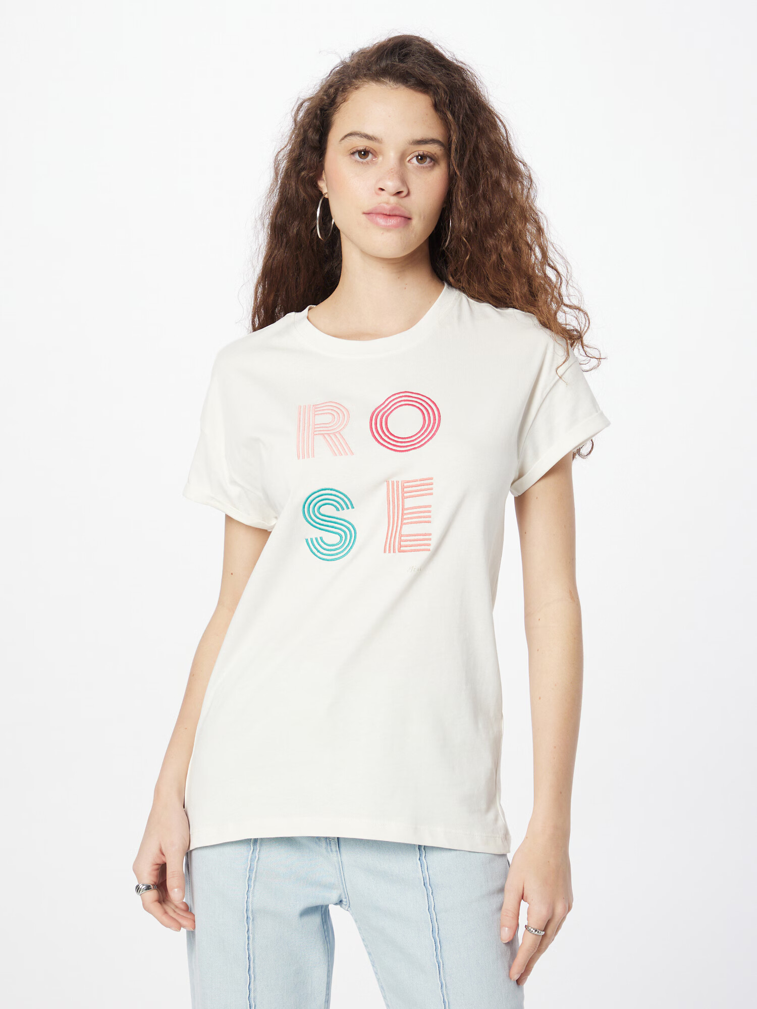 MEXX Tricou turcoaz / roz / roz / alb - Pled.ro