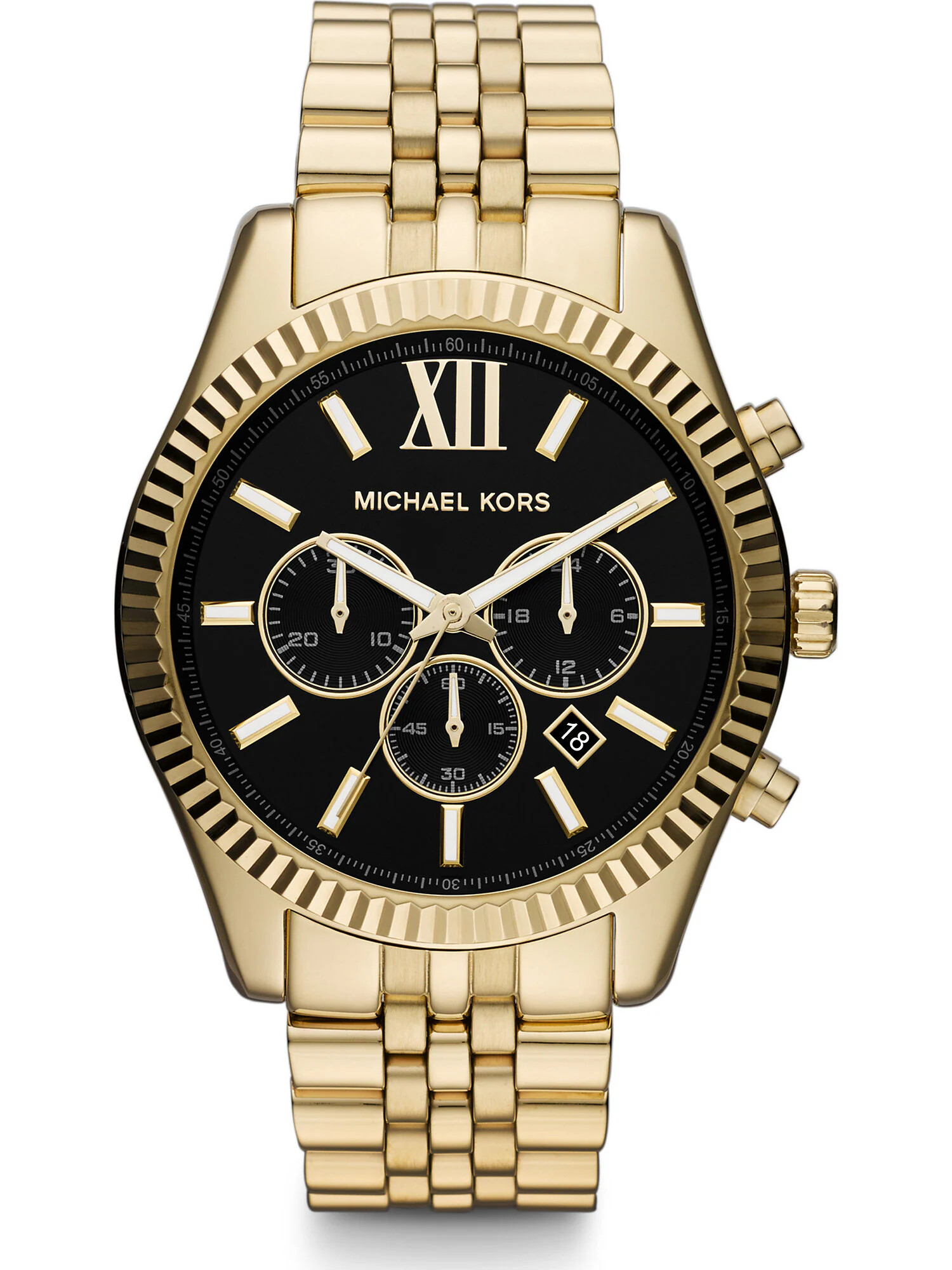 Michael Kors Ceas analogic 'MK8286' auriu / negru - Pled.ro